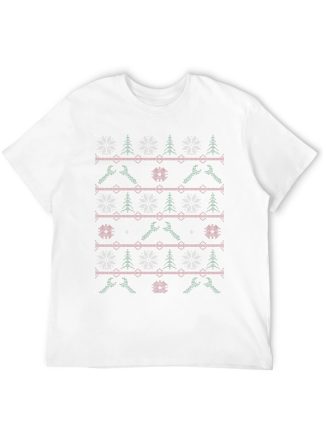 Festive Black Ugly Christmas T-Shirt