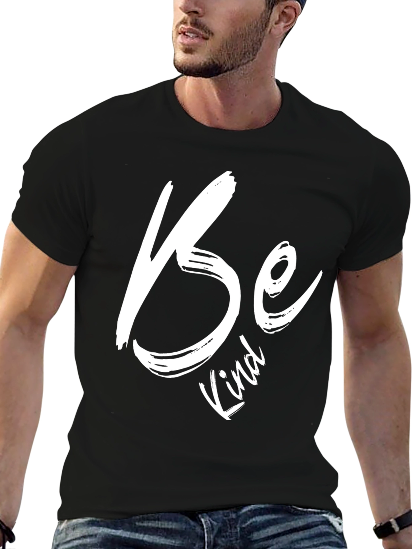 Be Kind Graphic Black T-Shirt