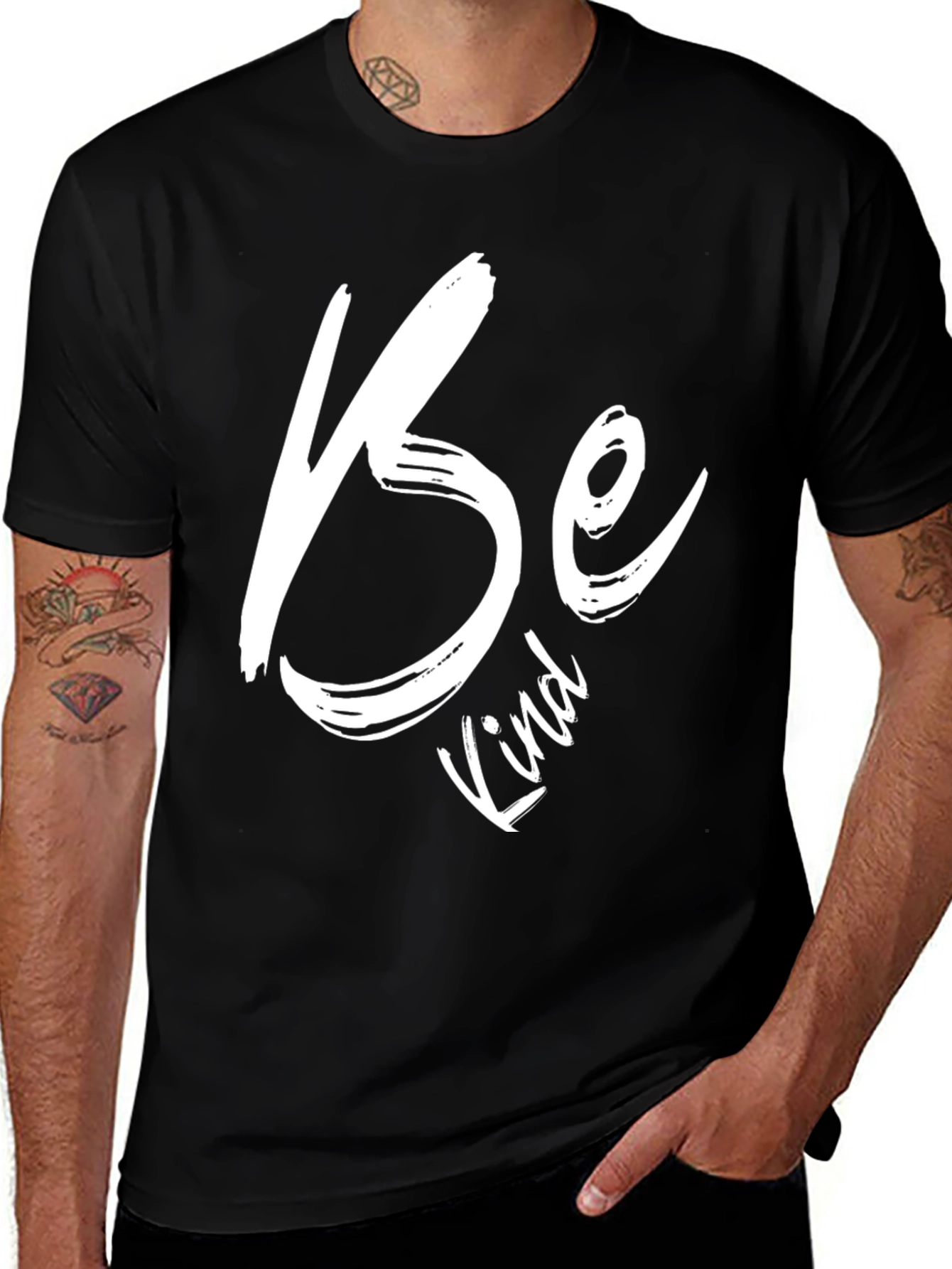 Be Kind Graphic Black T-Shirt