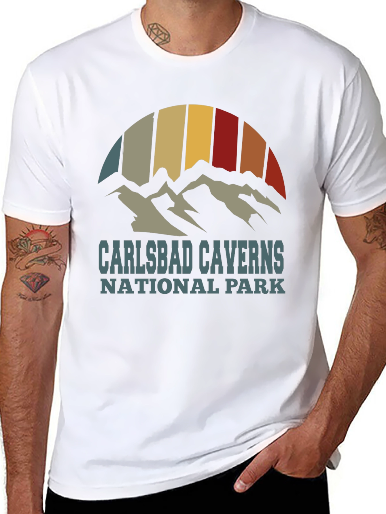 Carlsbad Caverns Retro Graphic T-Shirt