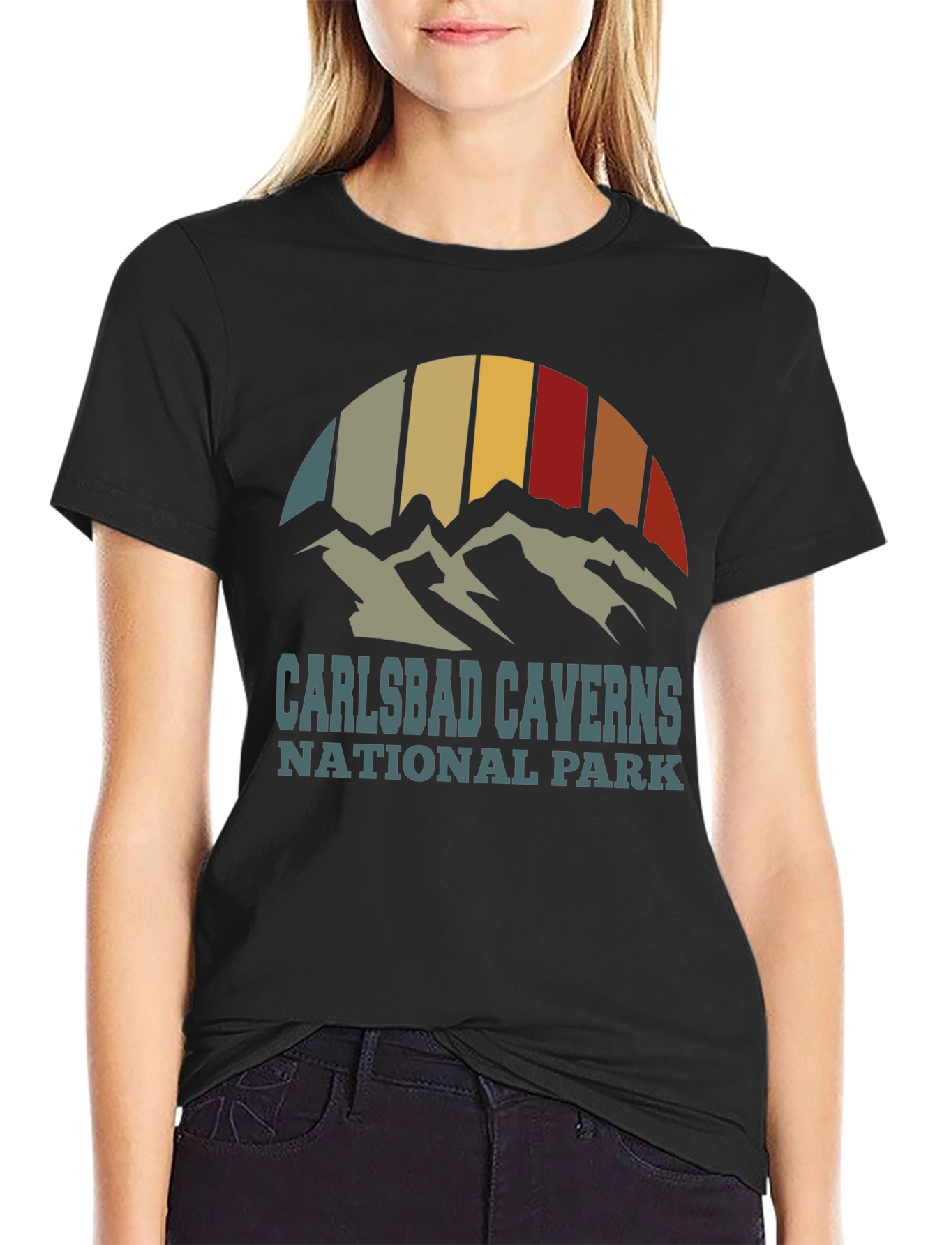 Carlsbad Caverns Retro Graphic T-Shirt