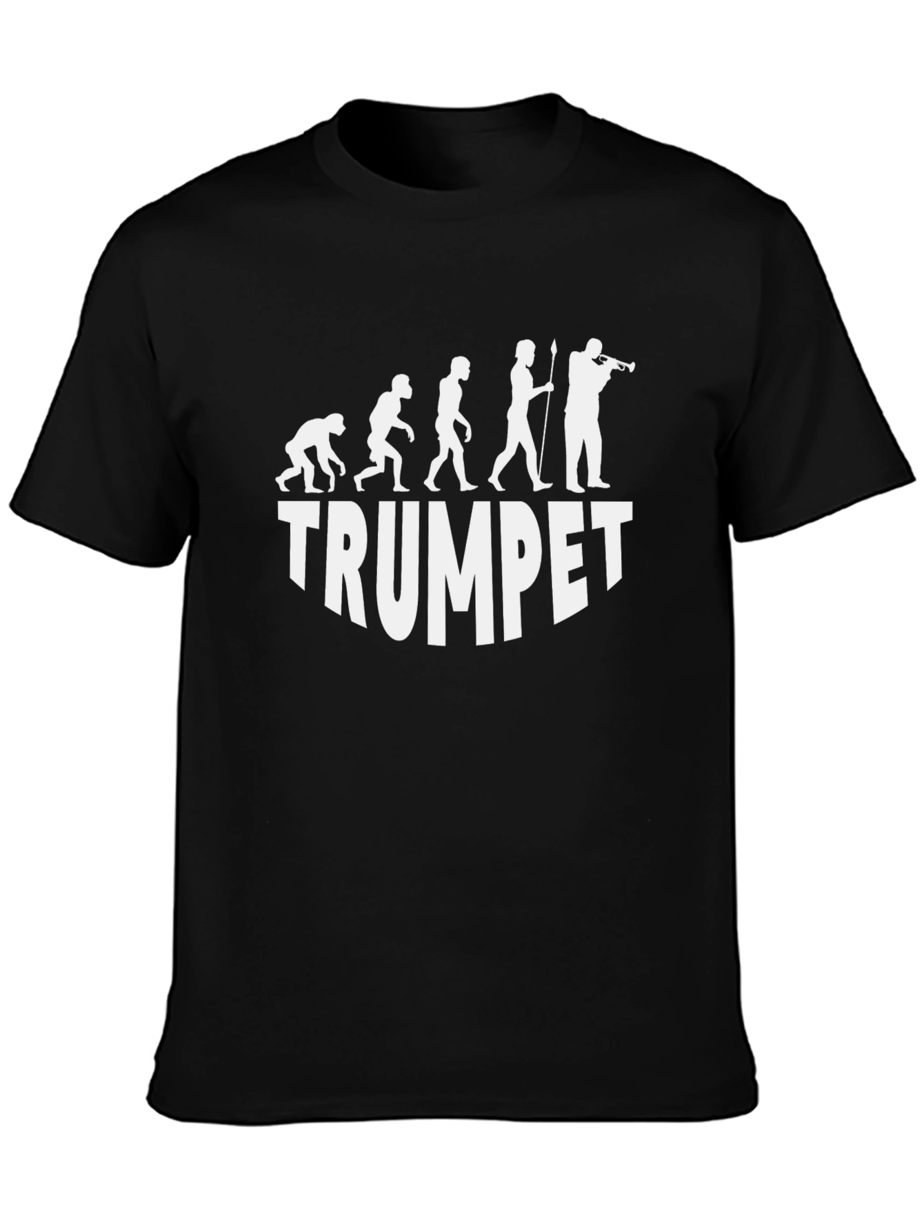 Trumpet Evolution Black T-Shirt