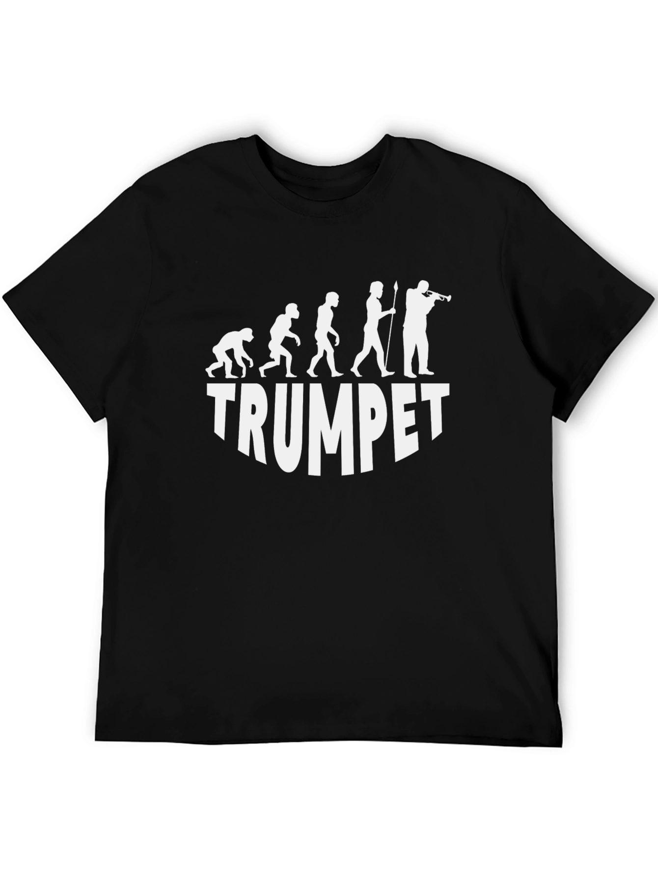 Trumpet Evolution Black T-Shirt