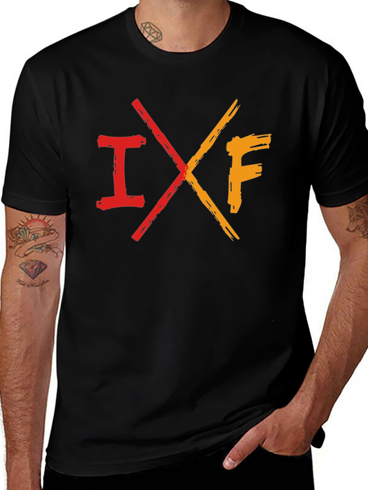 IXF Graphic Print Mens Black T-Shirt