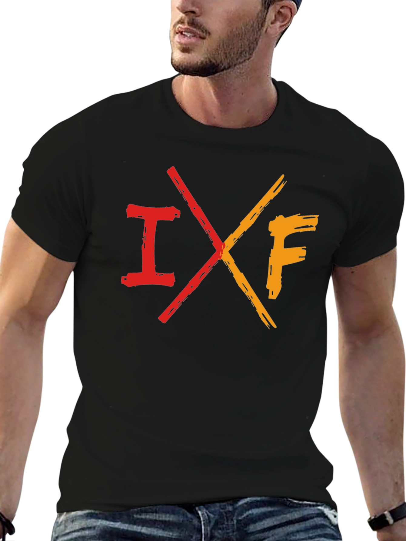 IXF Graphic Print Mens Black T-Shirt