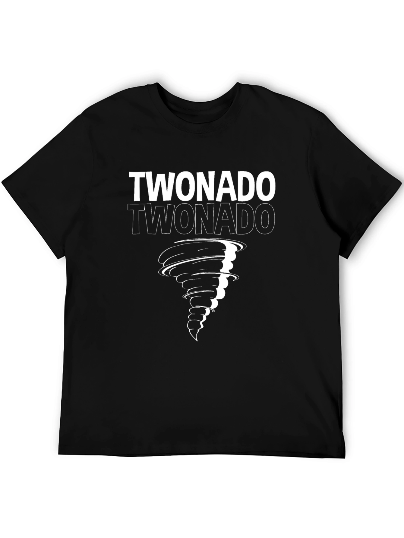 Twonado Graphic T-Shirt - Black Cotton Tee