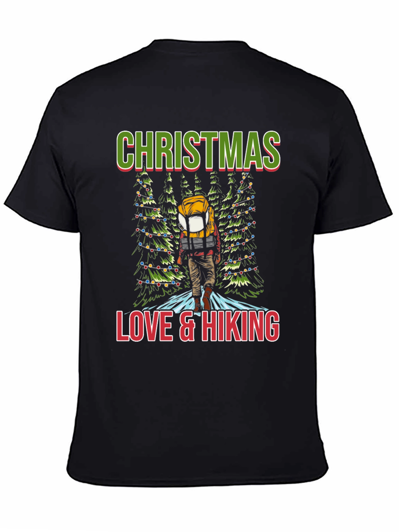 Christmas Love & Hiking T-Shirt