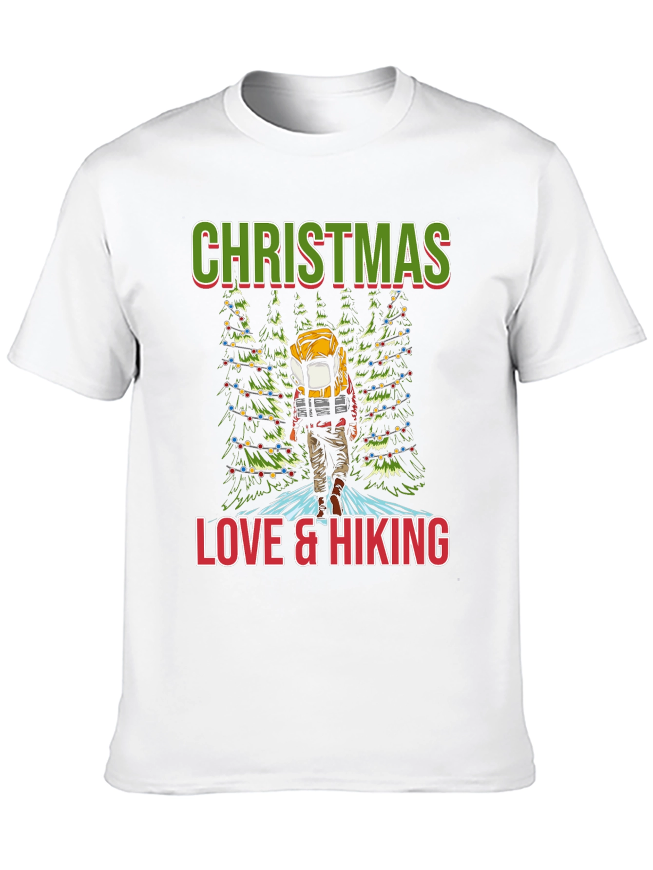 Christmas Love & Hiking T-Shirt