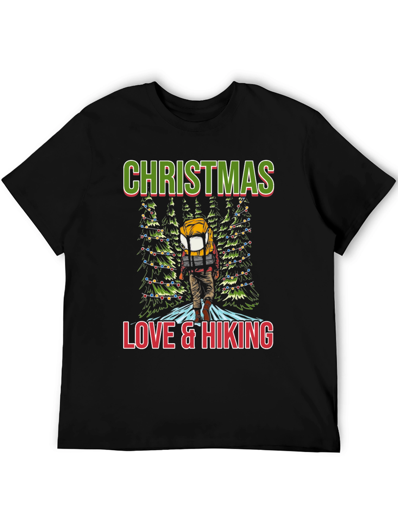 Christmas Love & Hiking T-Shirt
