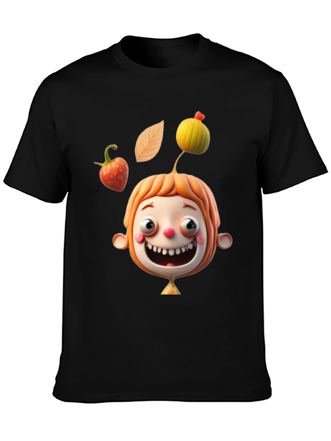 Fun Cartoon Character Graphic Tee - Unique Design