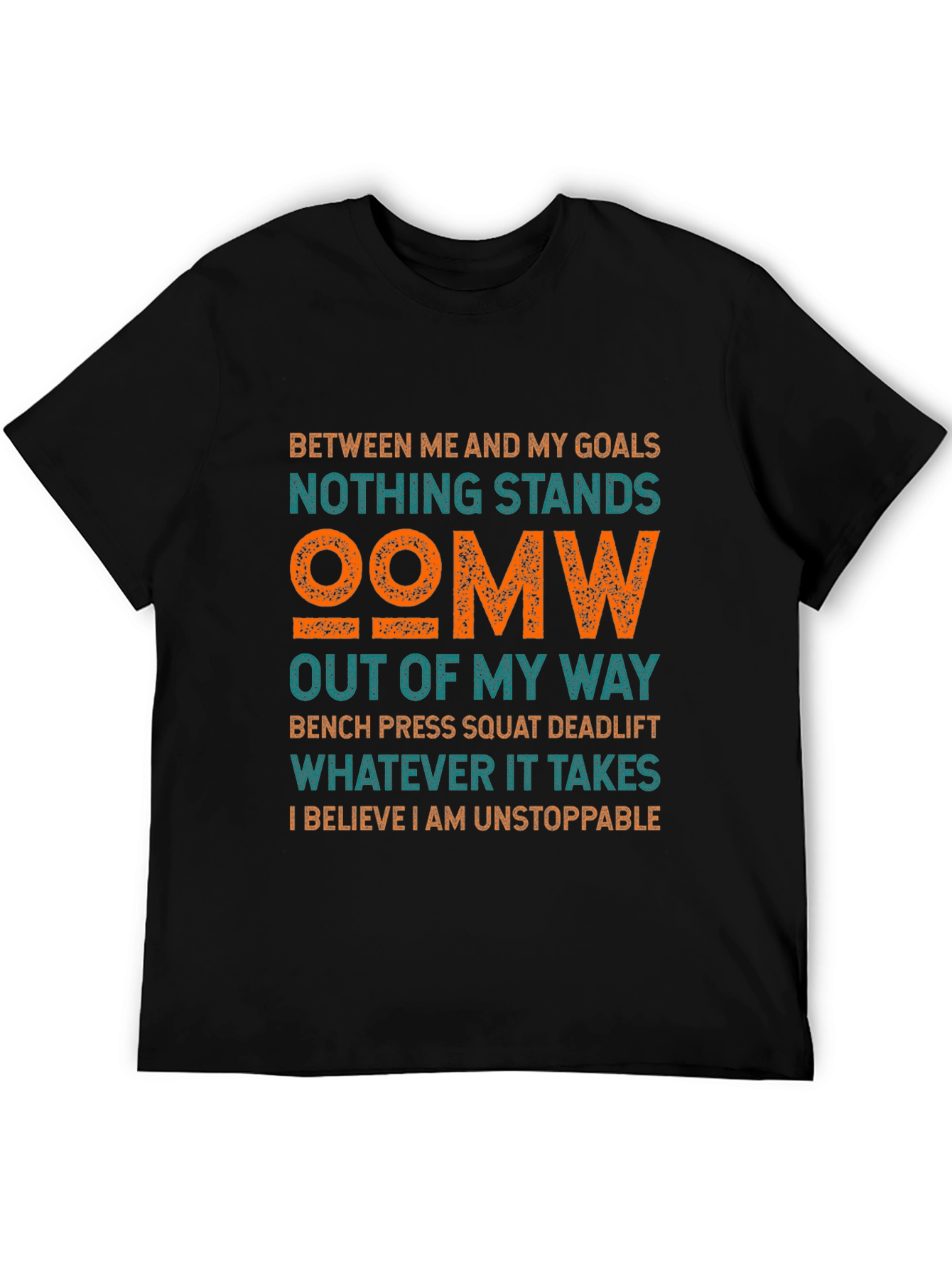 Motivational Gym T-Shirt: Nothing Stands OOMW