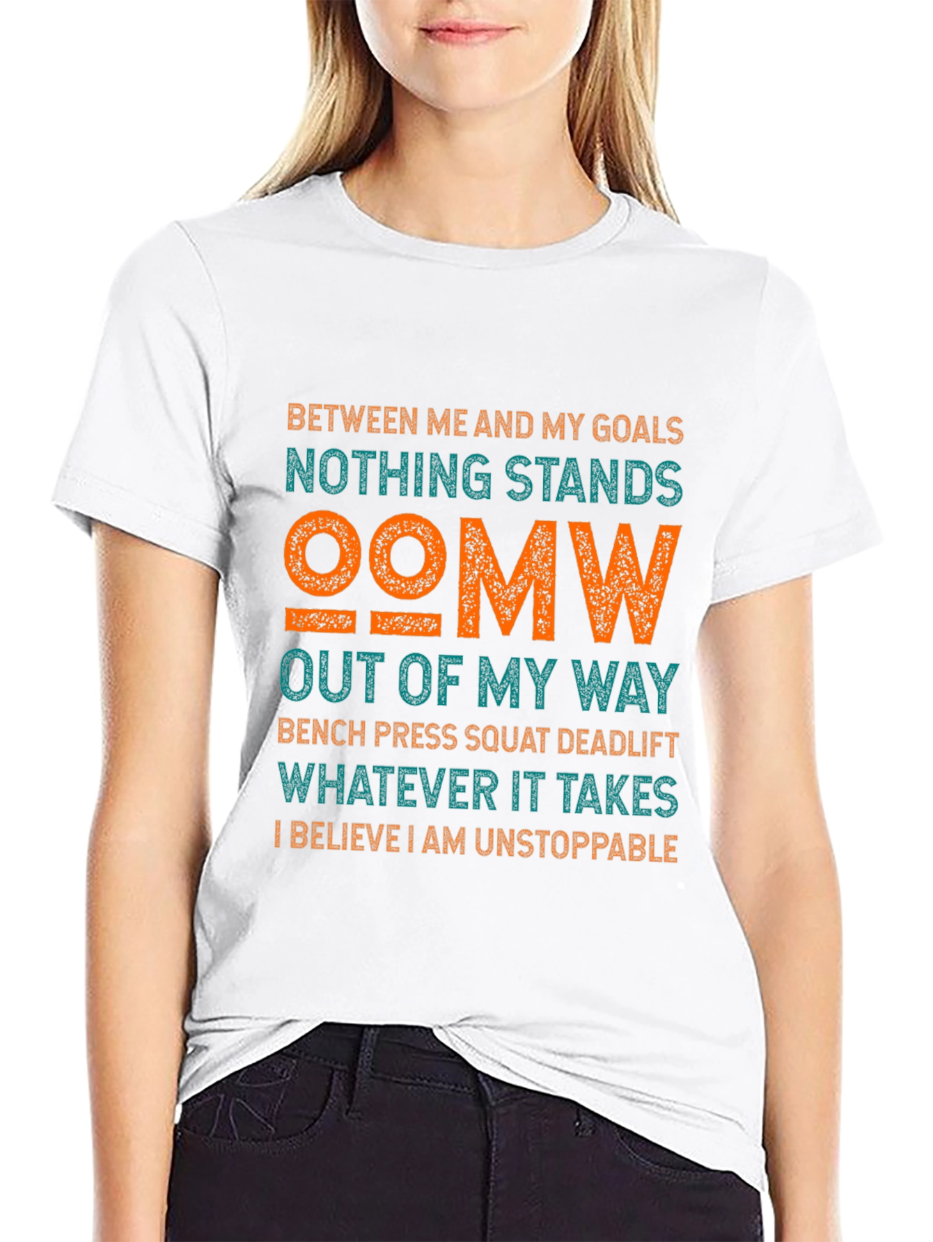 Motivational Gym T-Shirt: Nothing Stands OOMW