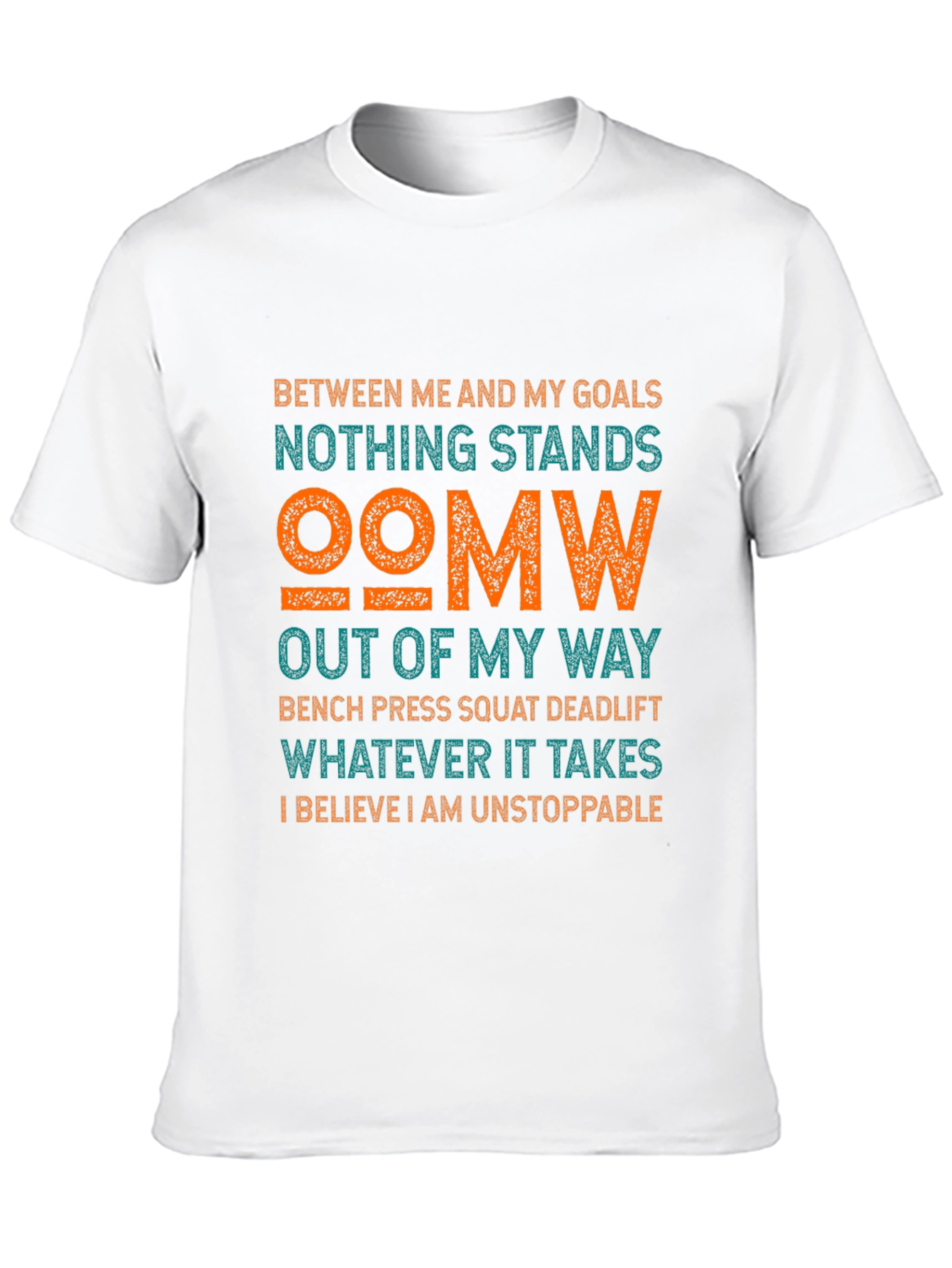 Motivational Gym T-Shirt: Nothing Stands OOMW