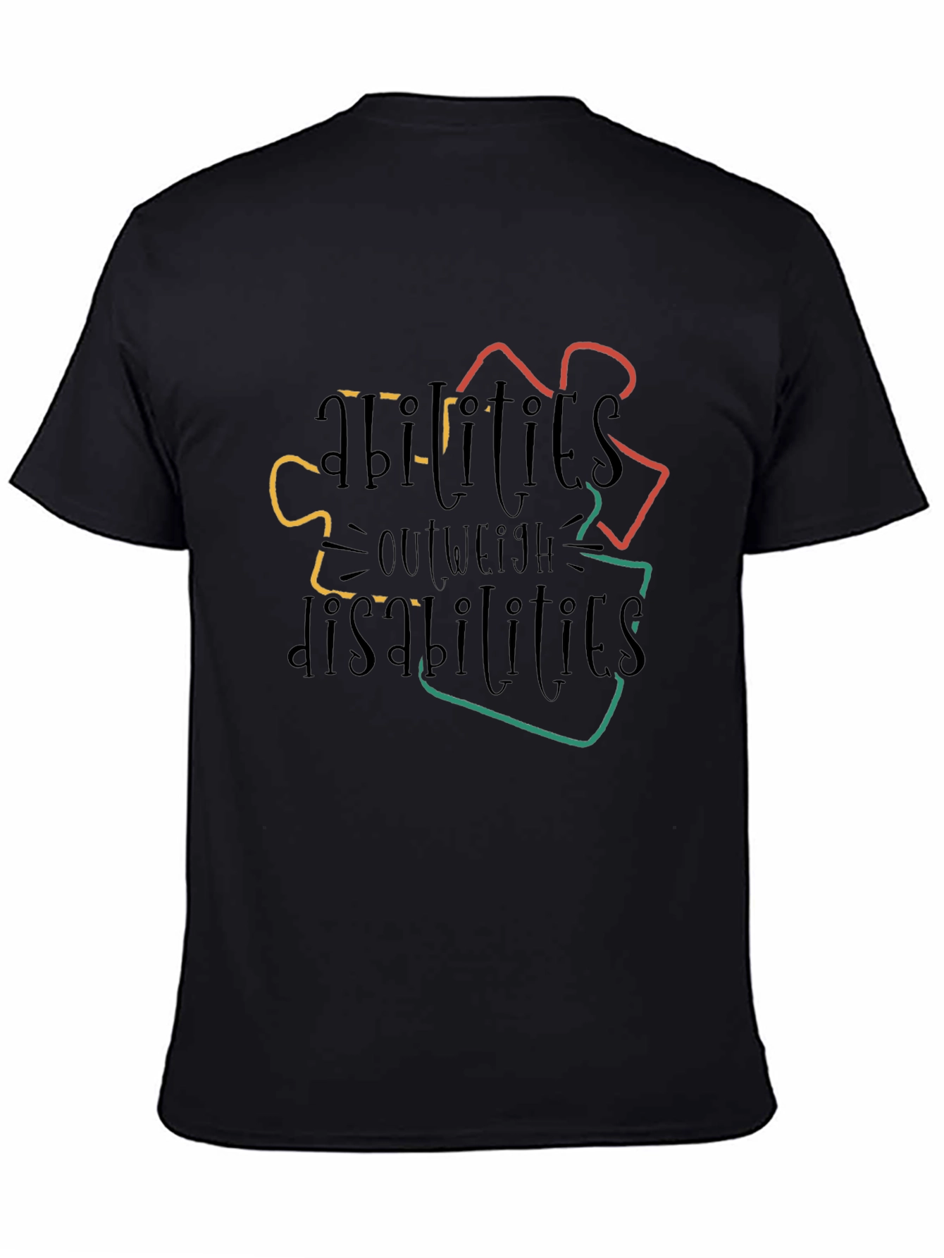 Autism Awareness T-Shirt: Abilities Outweigh Disabilities