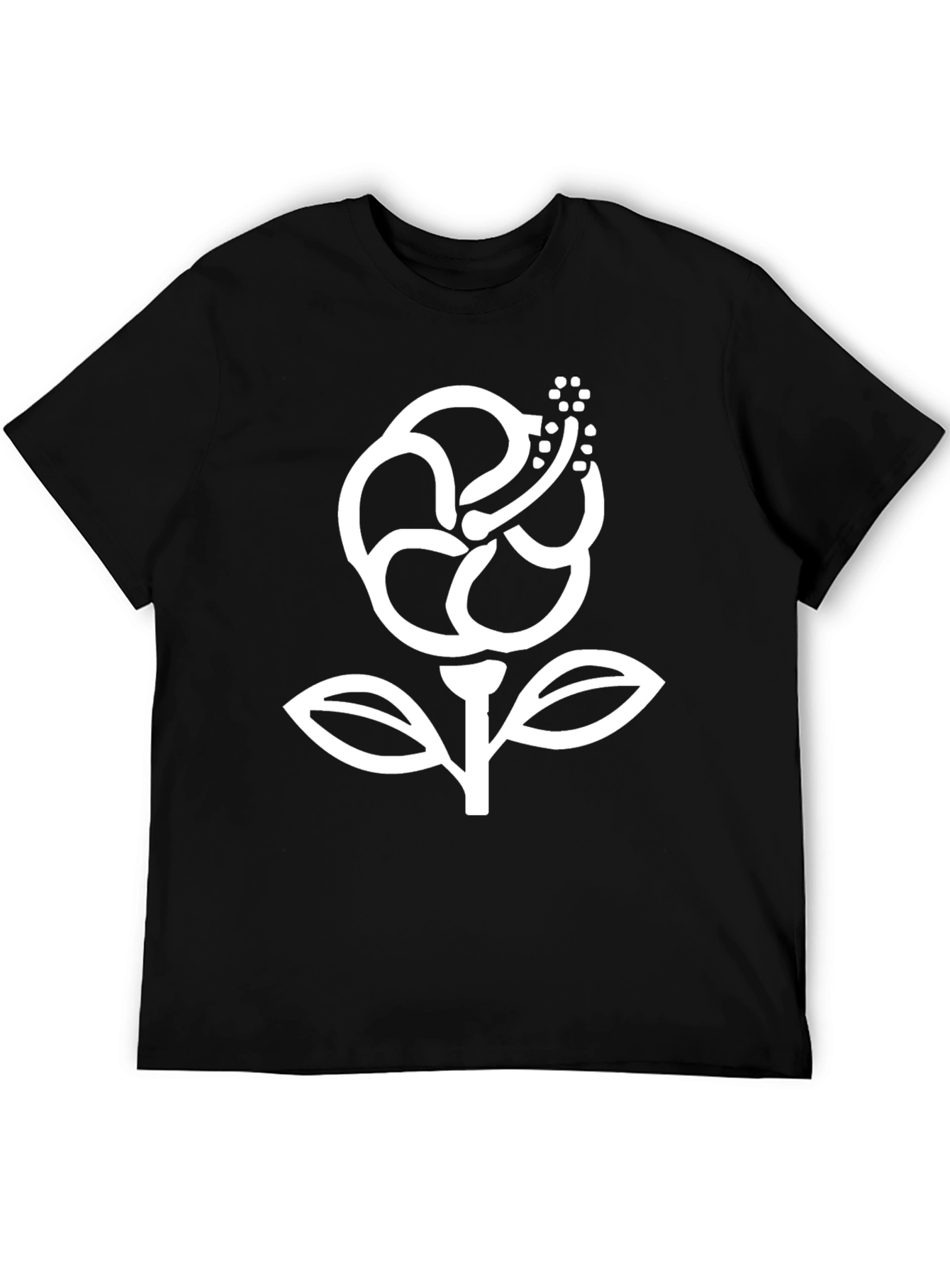 Hibiscus Graphic Tee - Modern Style
