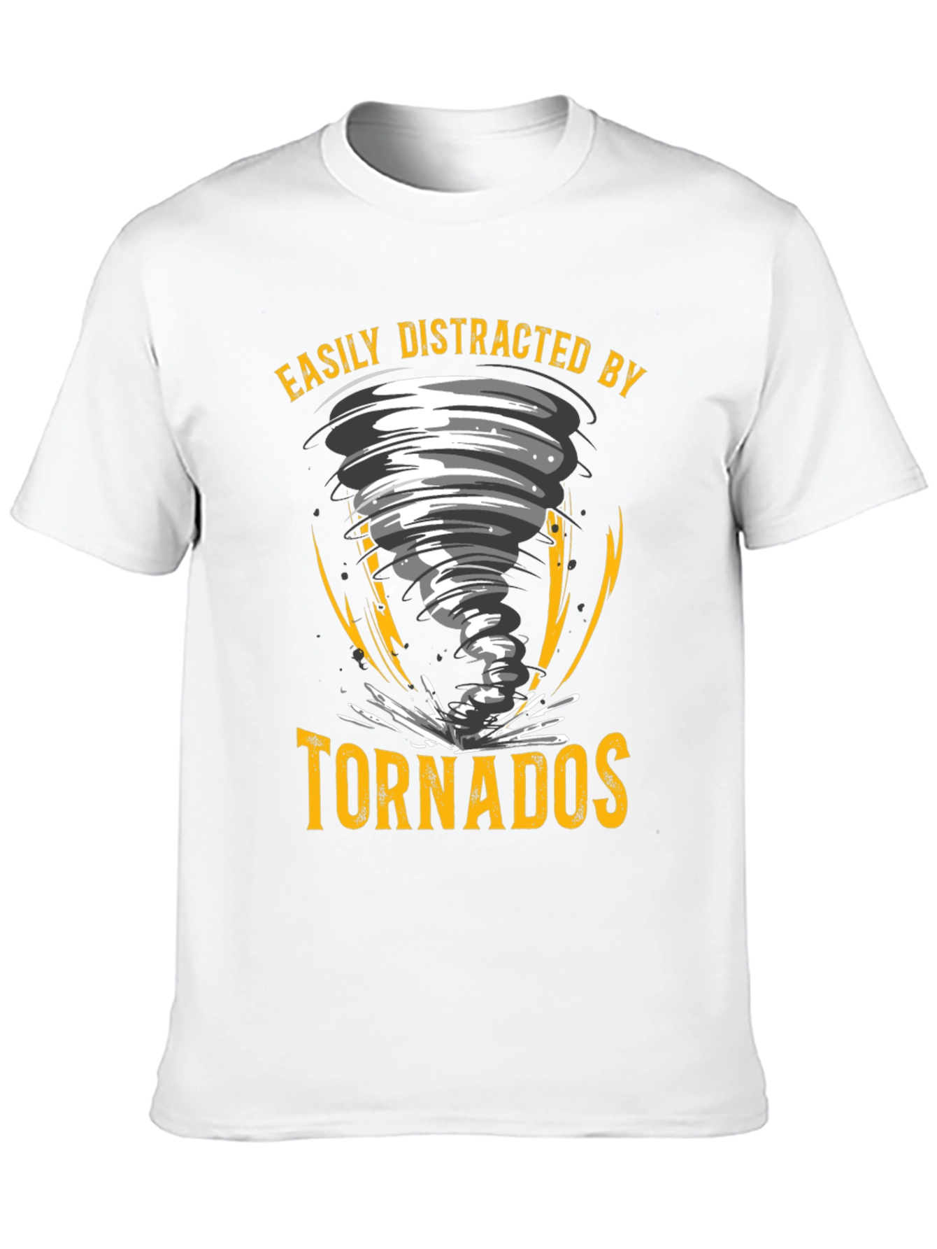 Easily Distracted by Tornados Graphic T-Shirt