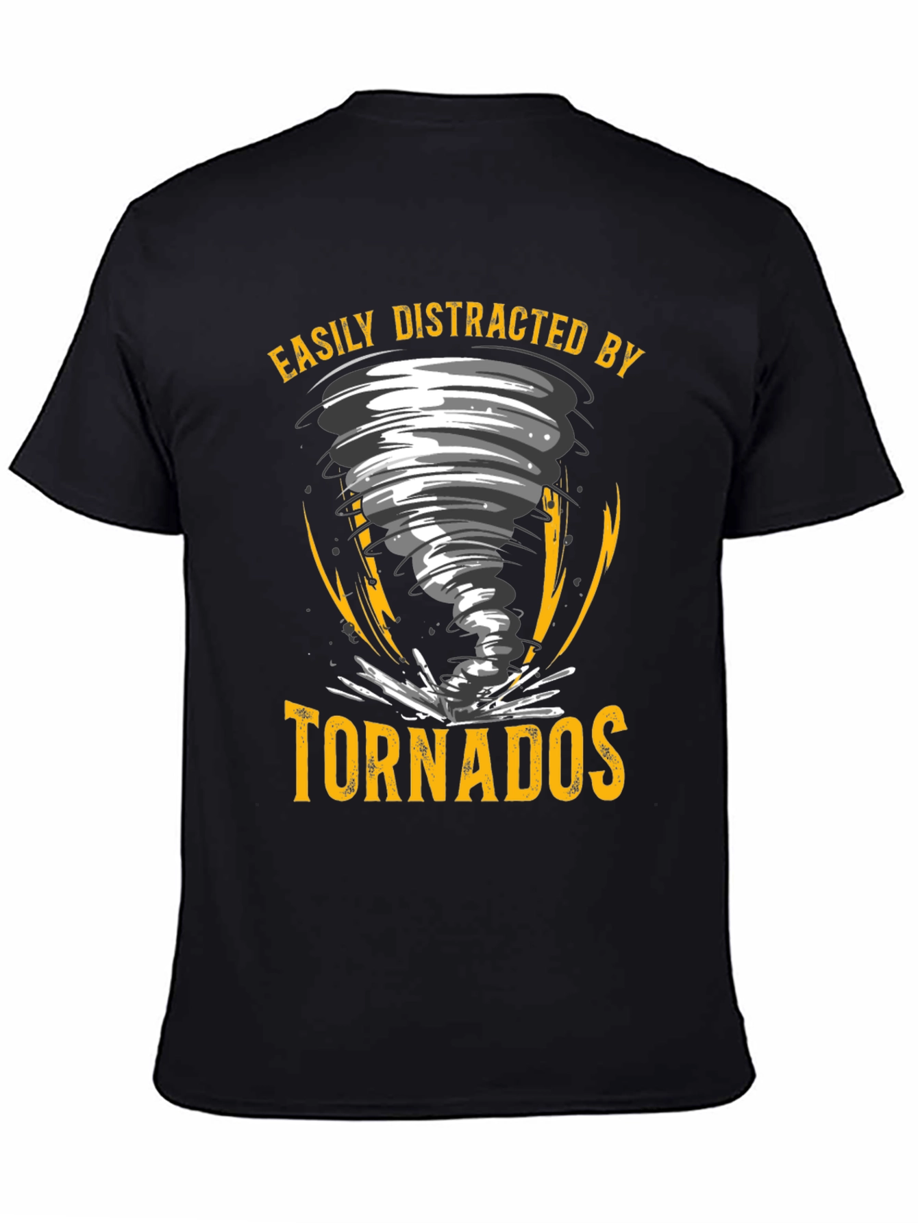 Easily Distracted by Tornados Graphic T-Shirt