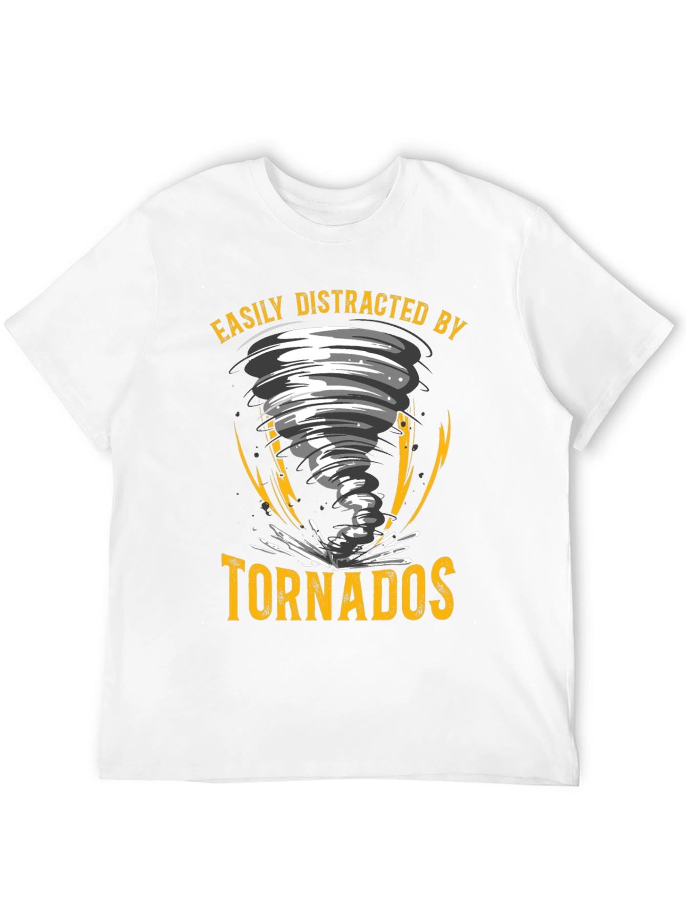 Easily Distracted by Tornados Graphic T-Shirt