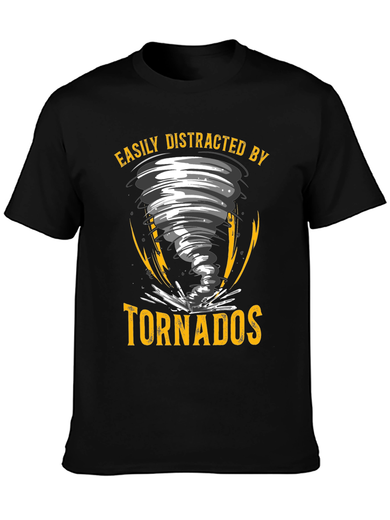 Easily Distracted by Tornados Graphic T-Shirt