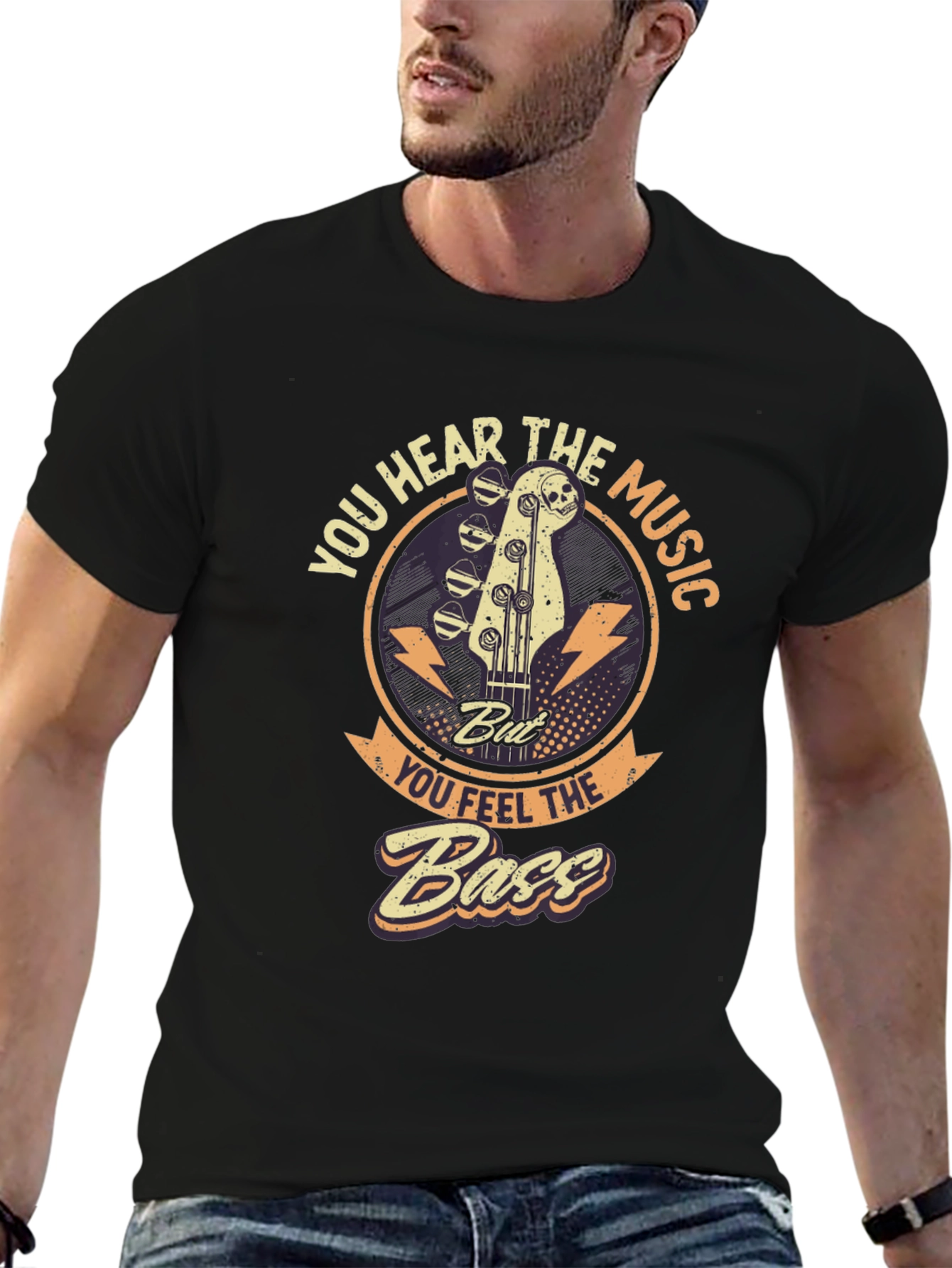 Music Lover Bass Guitar T-Shirt