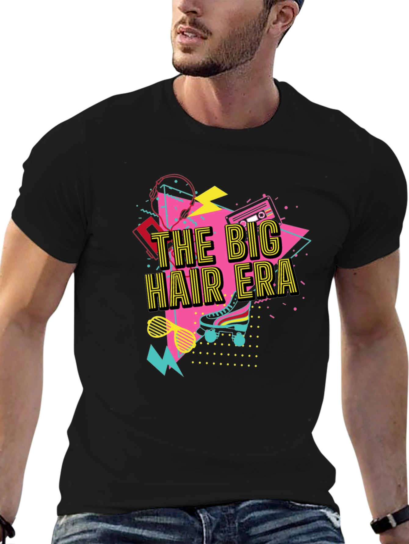 Retro 80s Style Graphic Tee