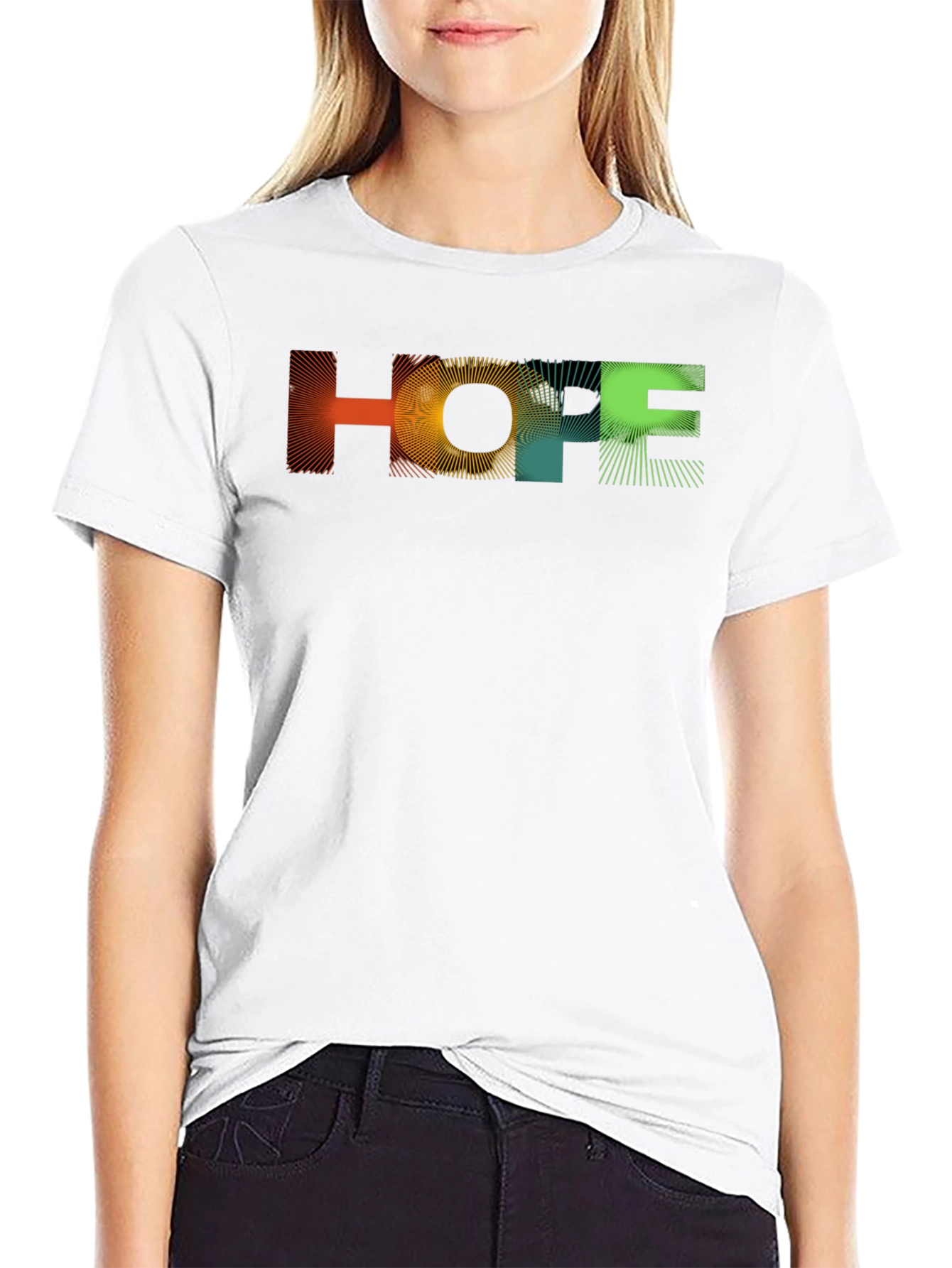 HOPE Graphic Print Black T-Shirt