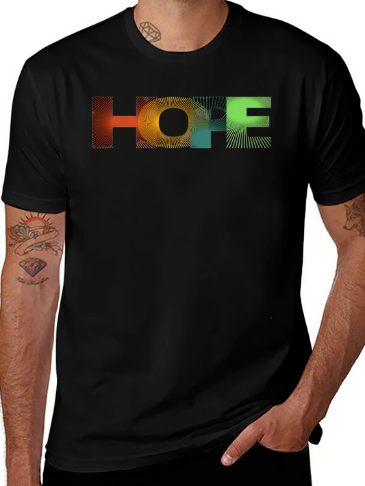 HOPE Graphic Print Black T-Shirt