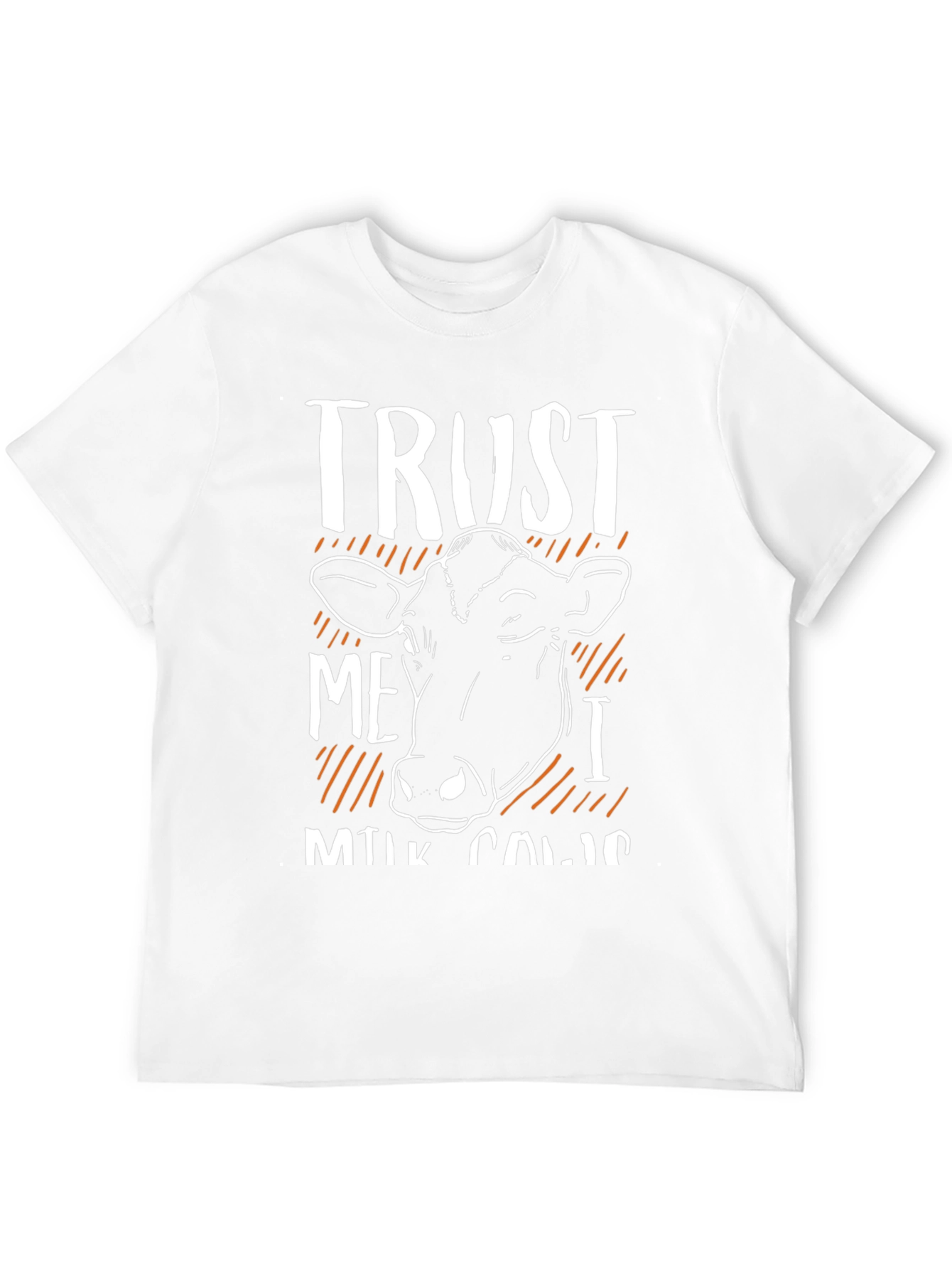 Trust Me I Milk Cows Black T-Shirt