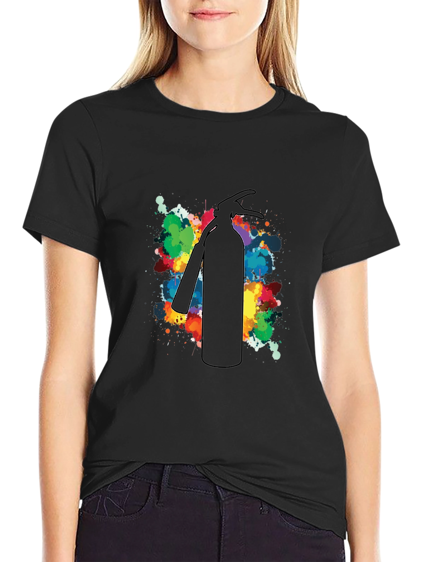 Fire Extinguisher Splash Art T-Shirt