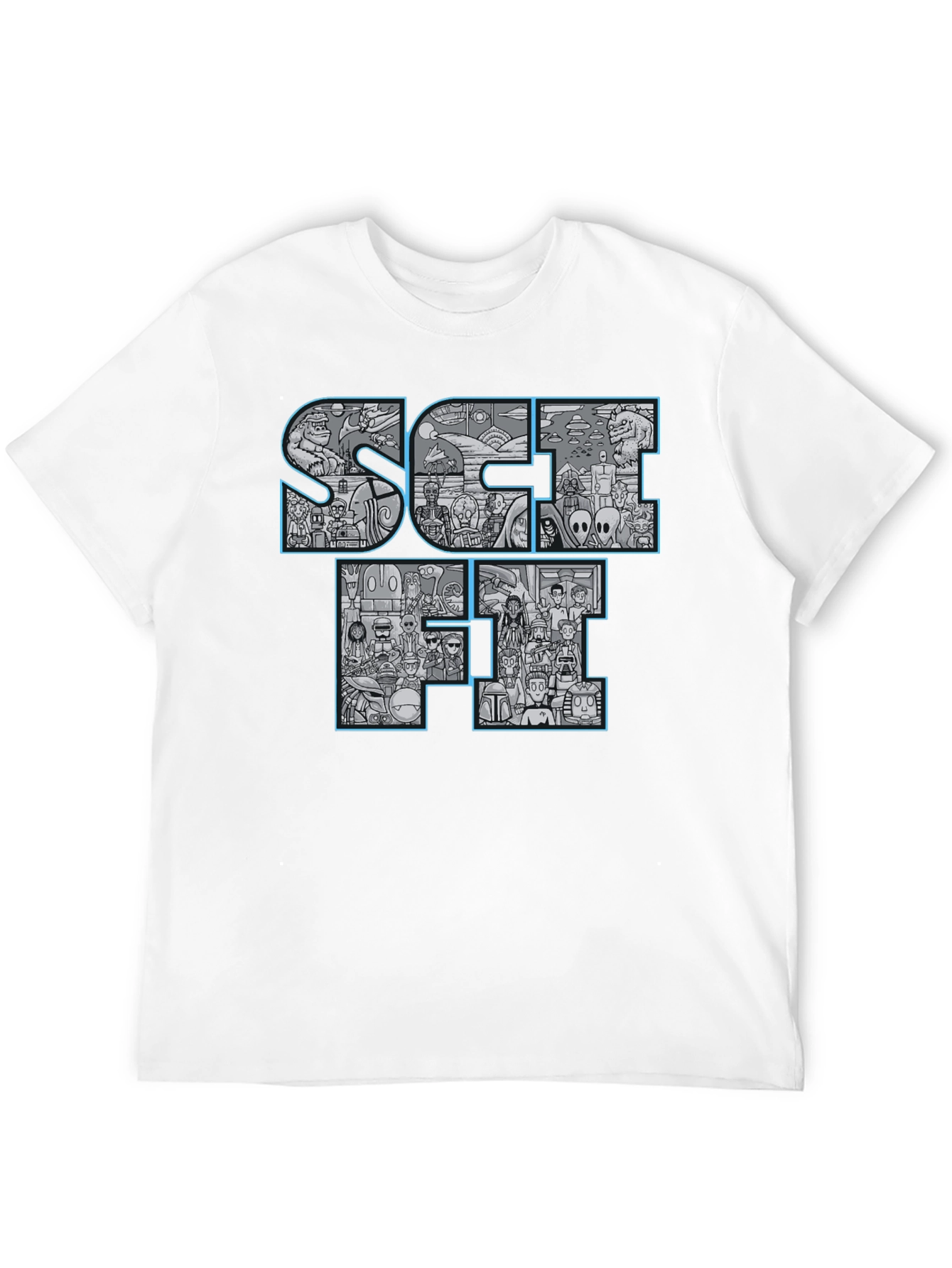 SCI-FI Character T-Shirt - Unique Graphic Tee