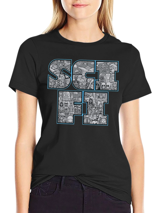 SCI-FI Character T-Shirt - Unique Graphic Tee