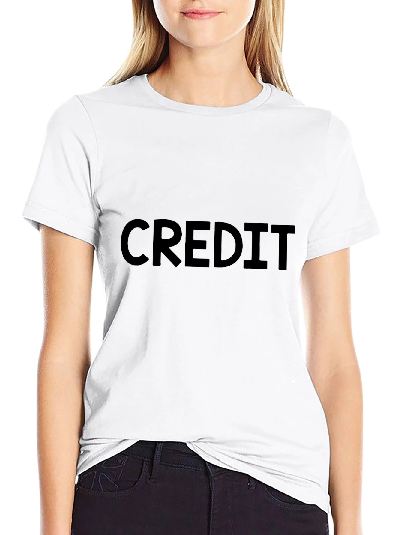 Black CREDIT Graphic Tee