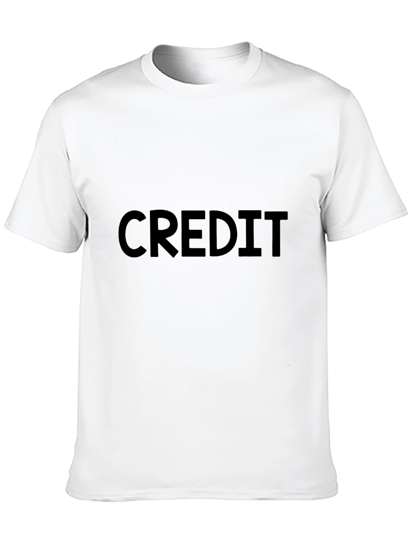 Black CREDIT Graphic Tee