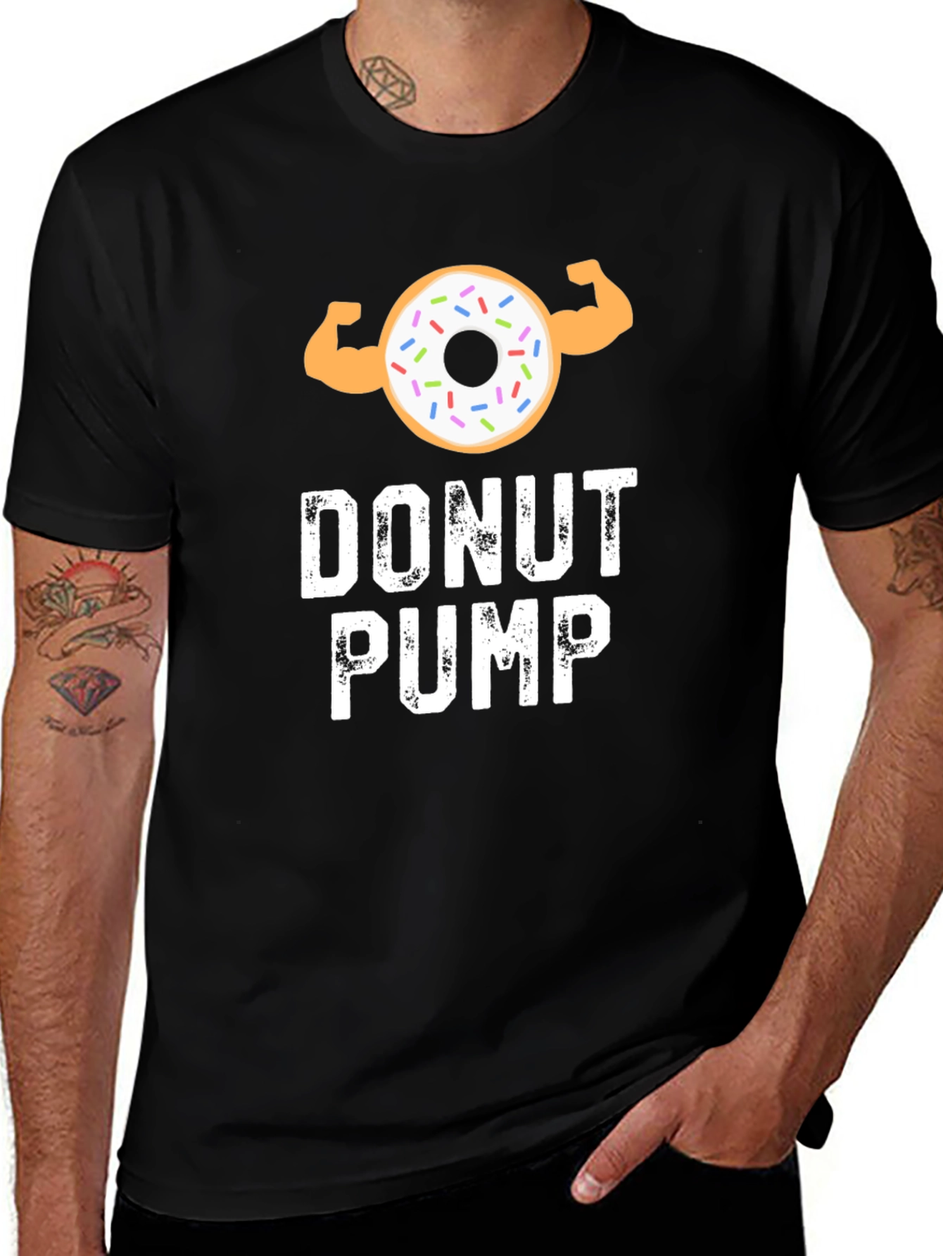 Donut Pump Graphic T-Shirt