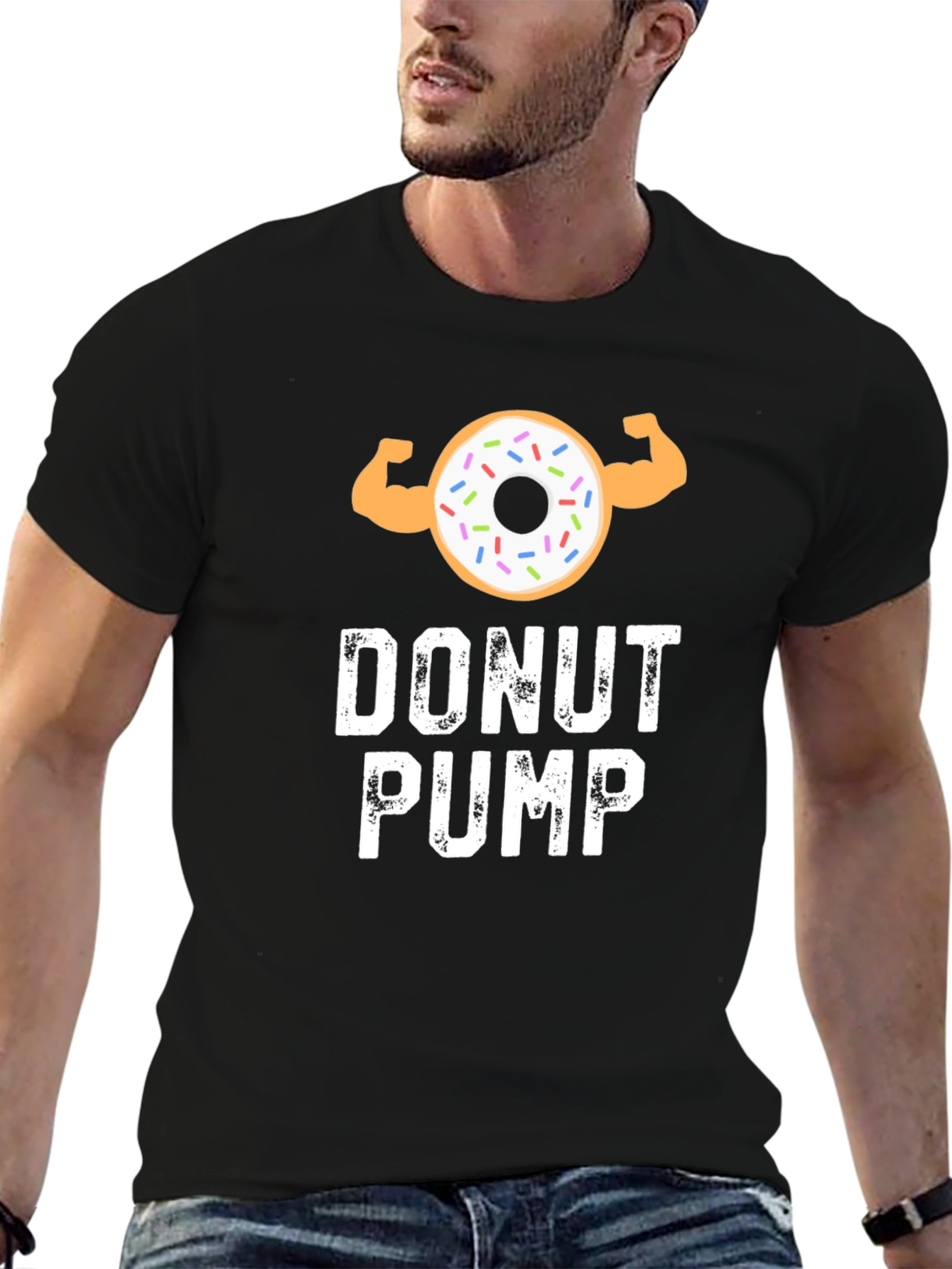 Donut Pump Graphic T-Shirt