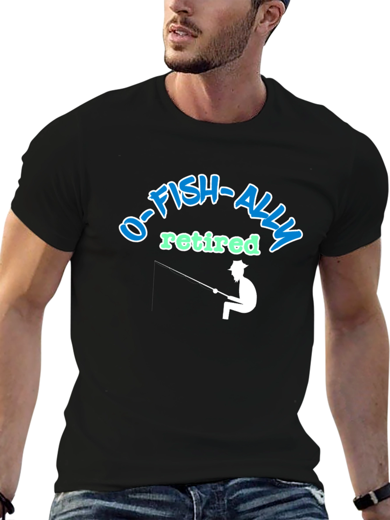 O-FISH-ALLY Retired Fishing T-Shirt