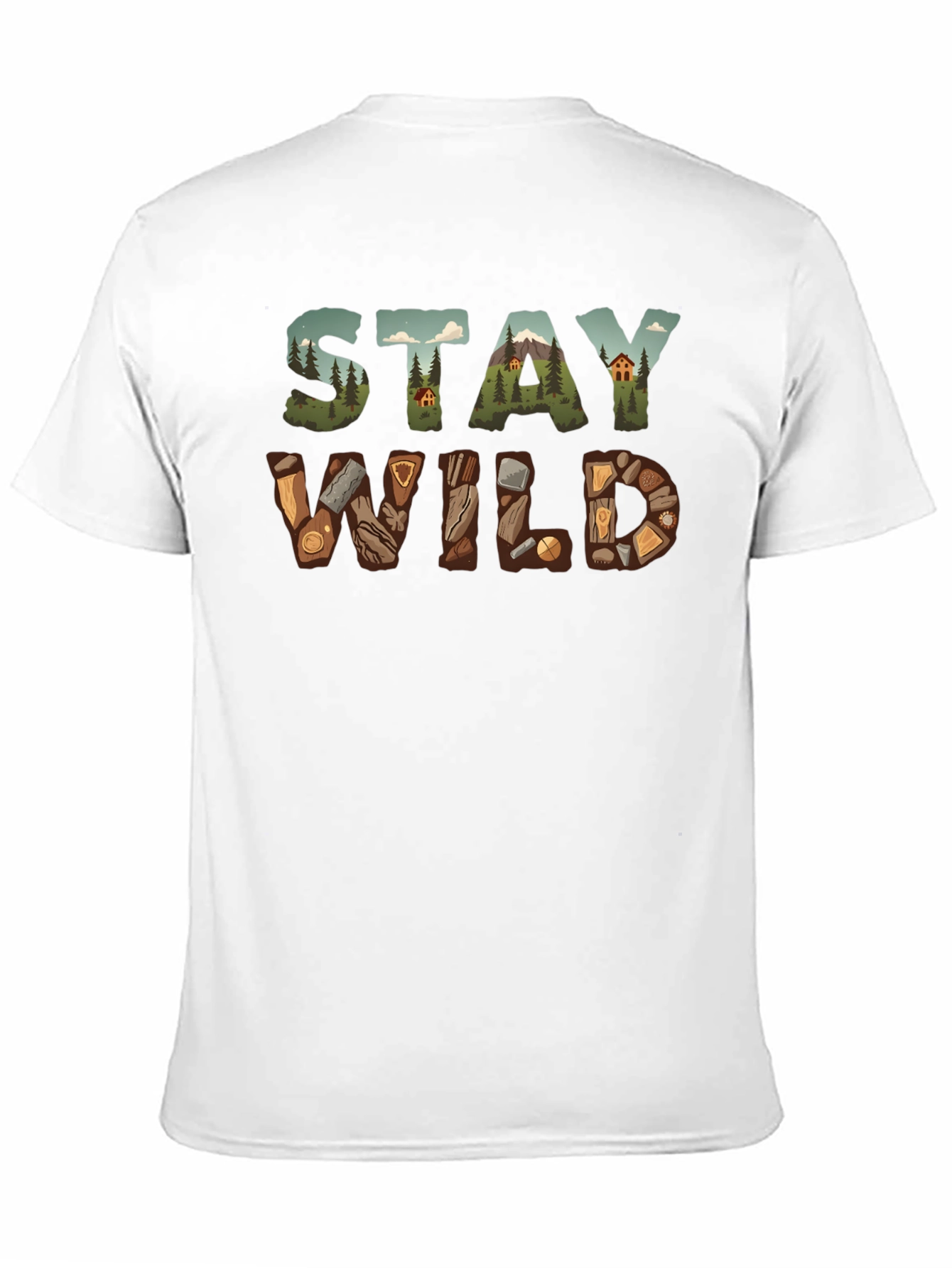 Stay Wild Graphic Tee - Nature Adventure Shirt