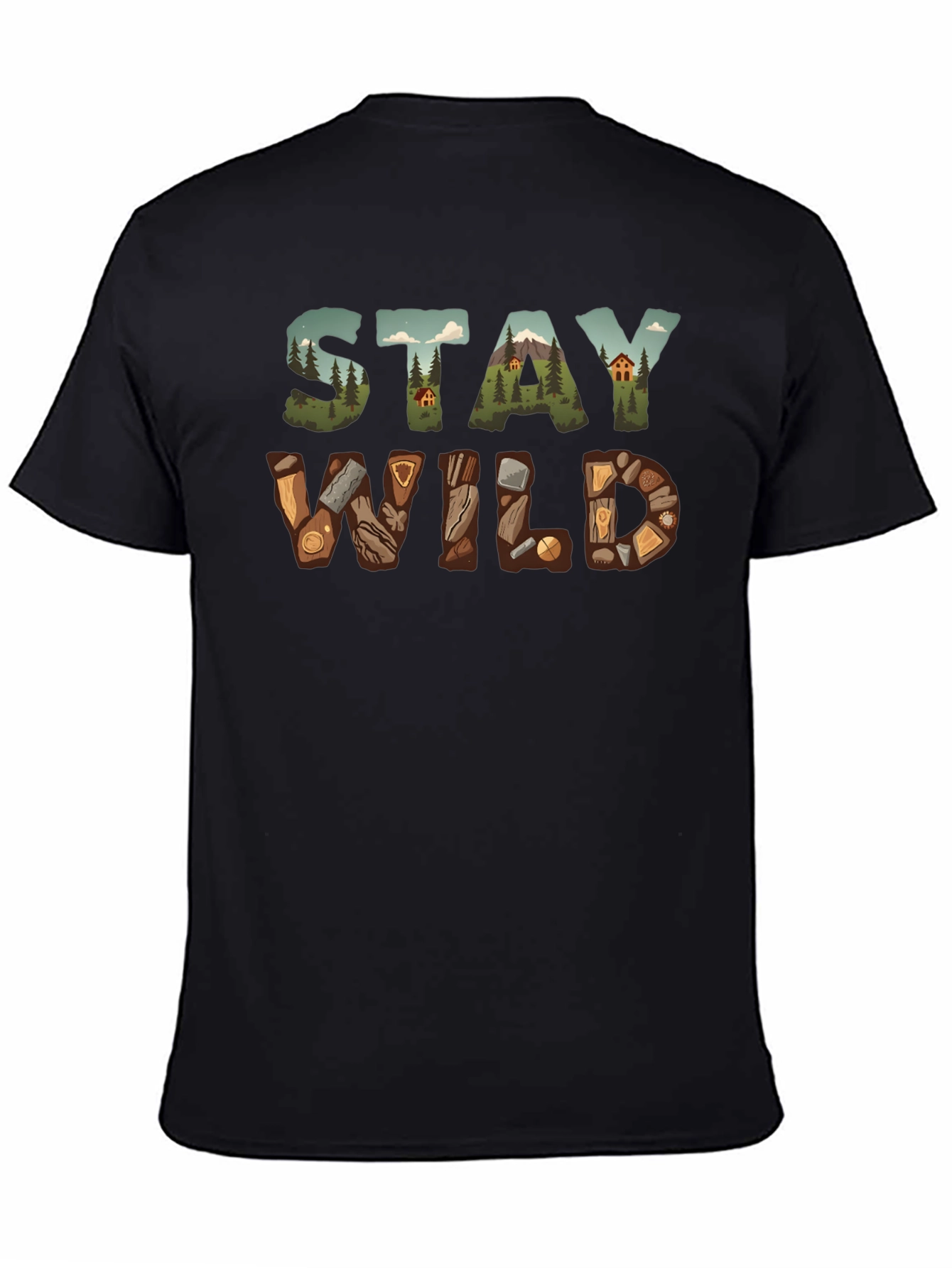 Stay Wild Graphic Tee - Nature Adventure Shirt