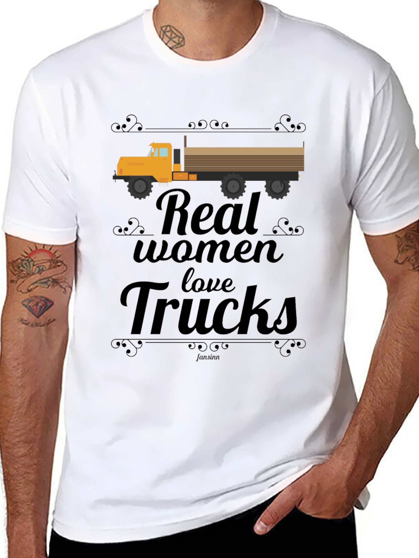 Real Women Love Trucks T-Shirt