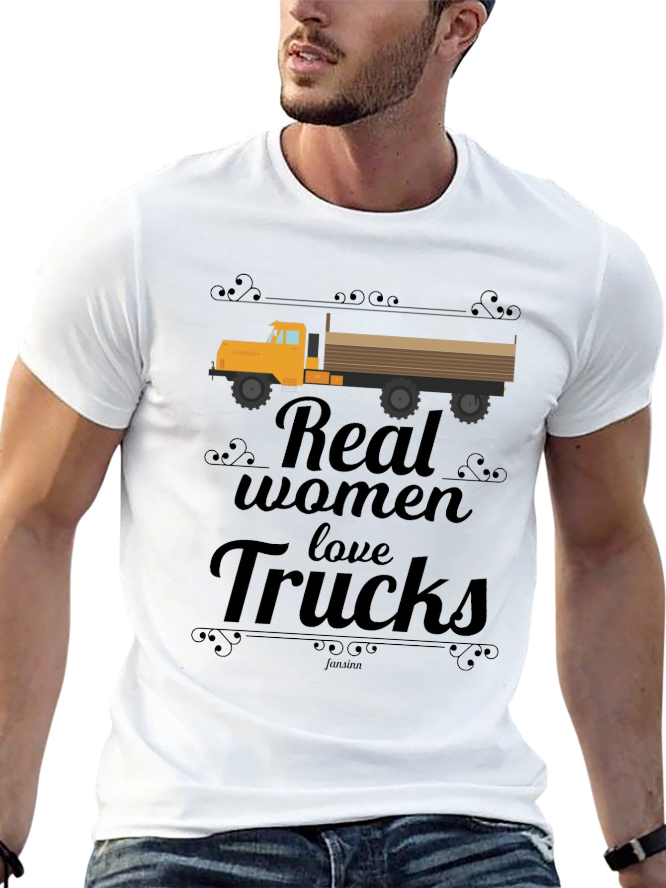 Real Women Love Trucks T-Shirt