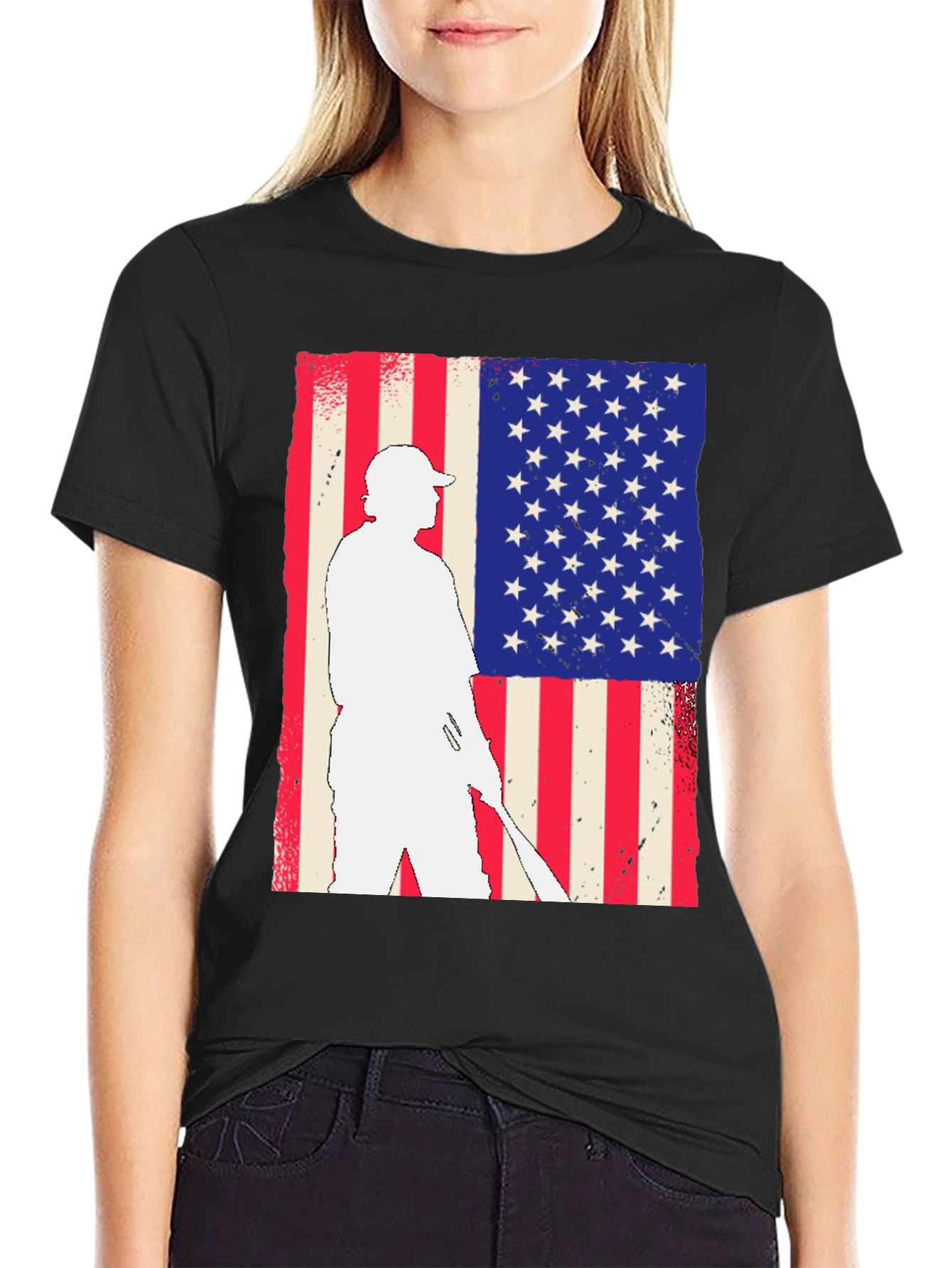 American Golfer Flag Graphic Tee