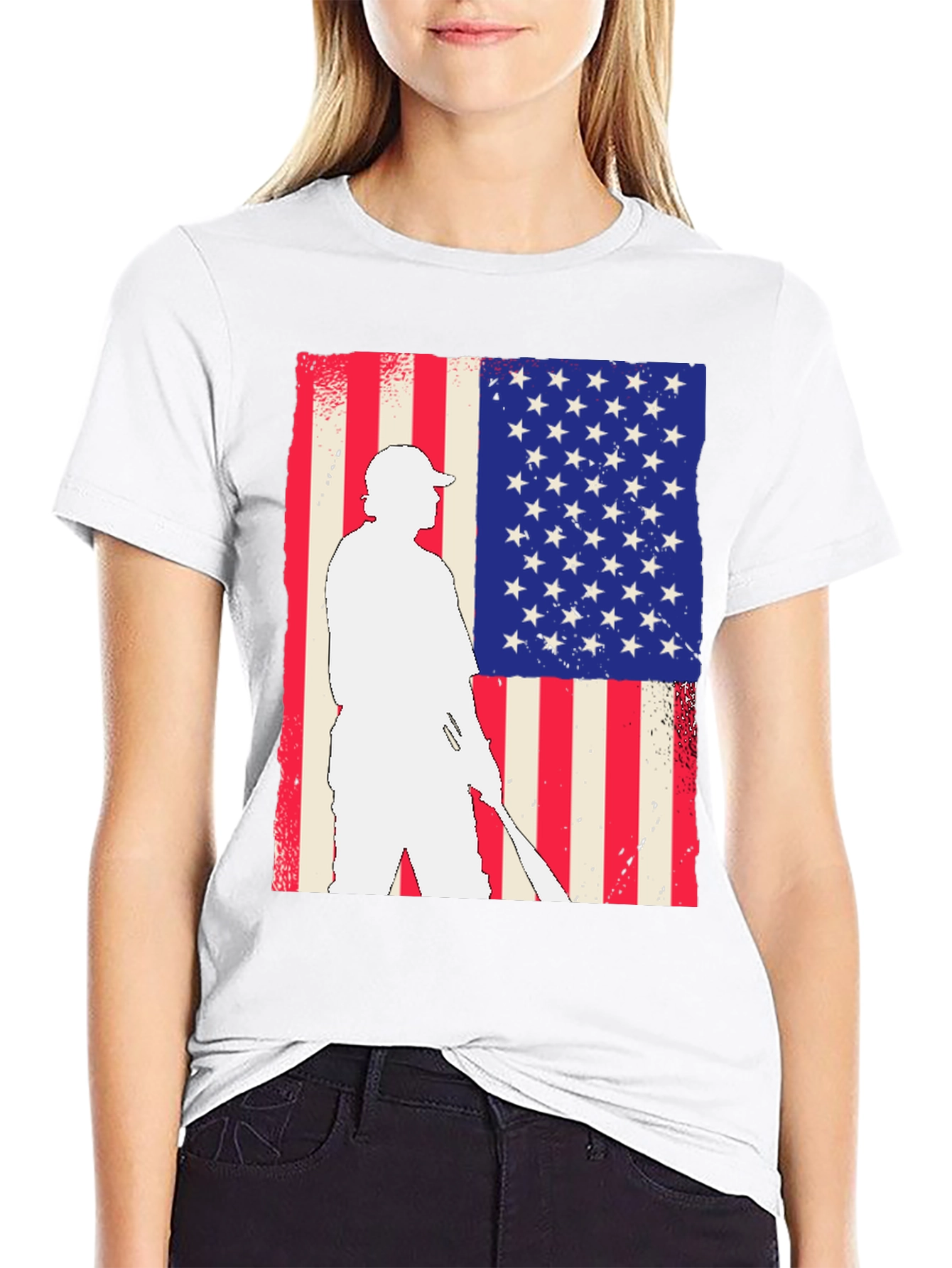 American Golfer Flag Graphic Tee