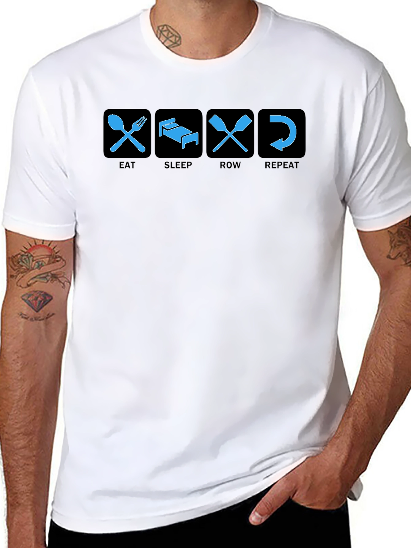 Eat Sleep Row Repeat T-Shirt