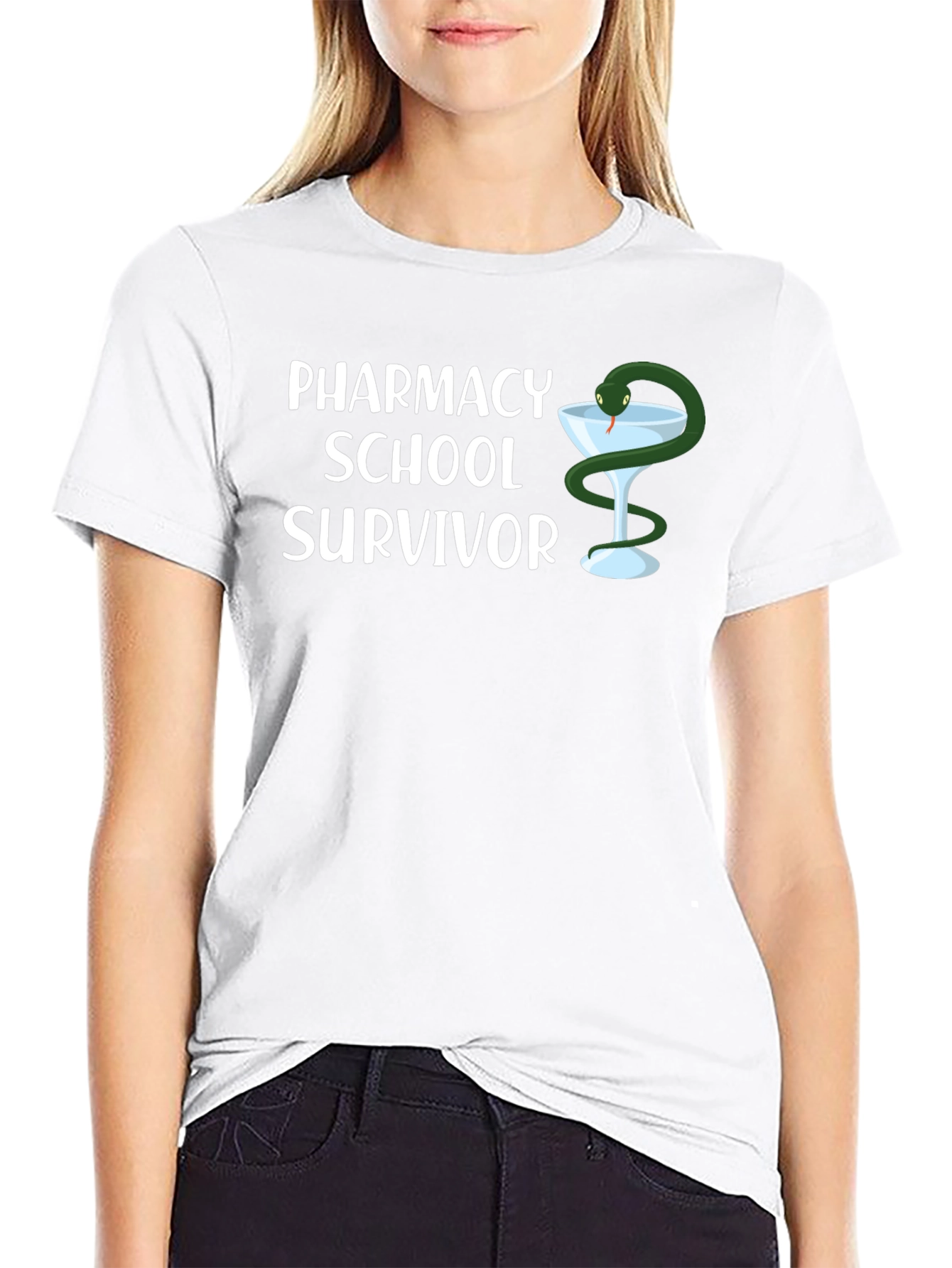 Pharmacy School Survivor Graphic Tee