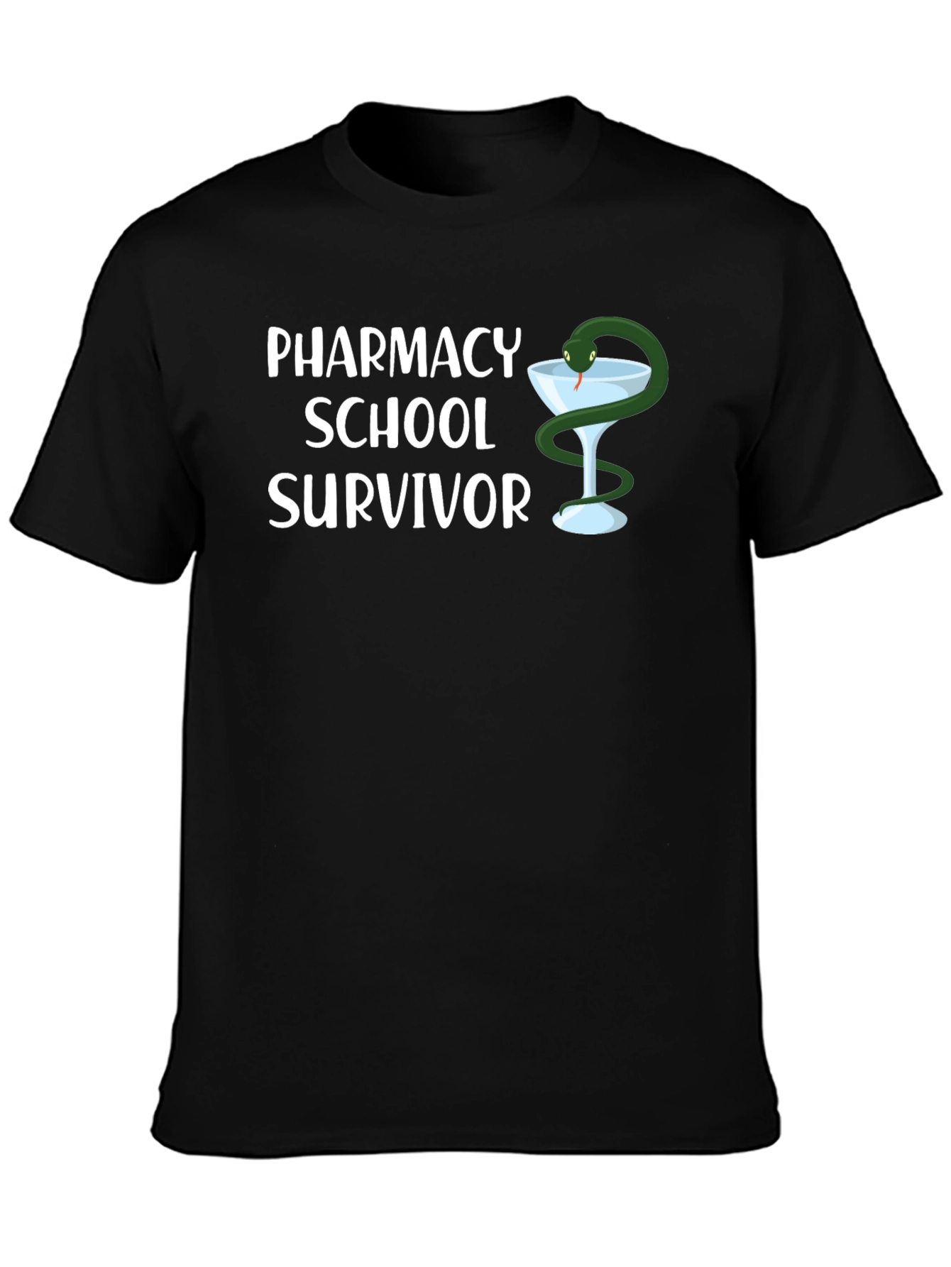 Pharmacy School Survivor Graphic Tee