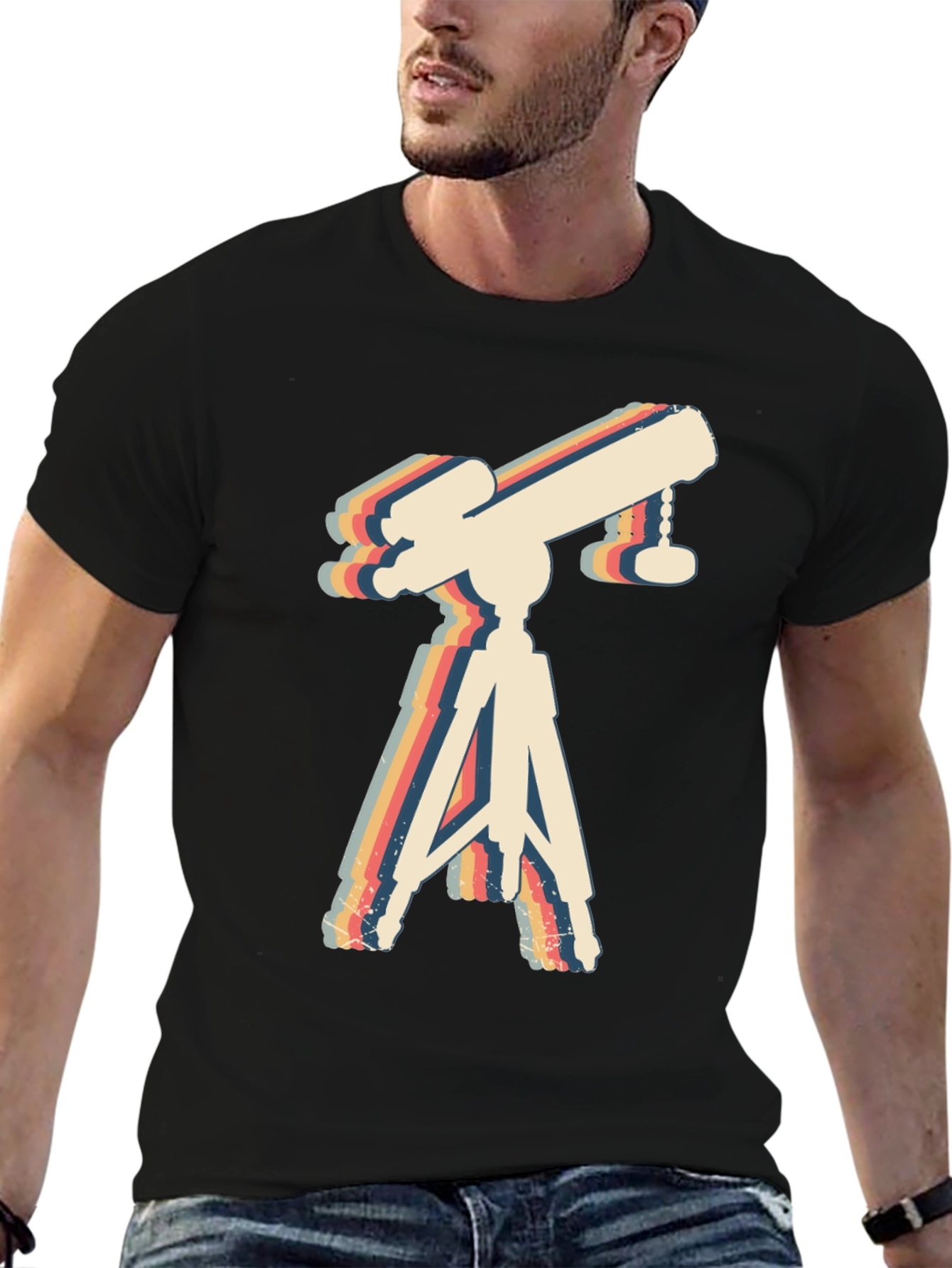 Retro Telescope Graphic Tee