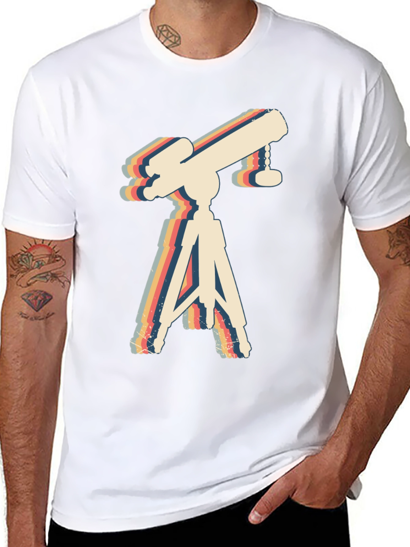 Retro Telescope Graphic Tee