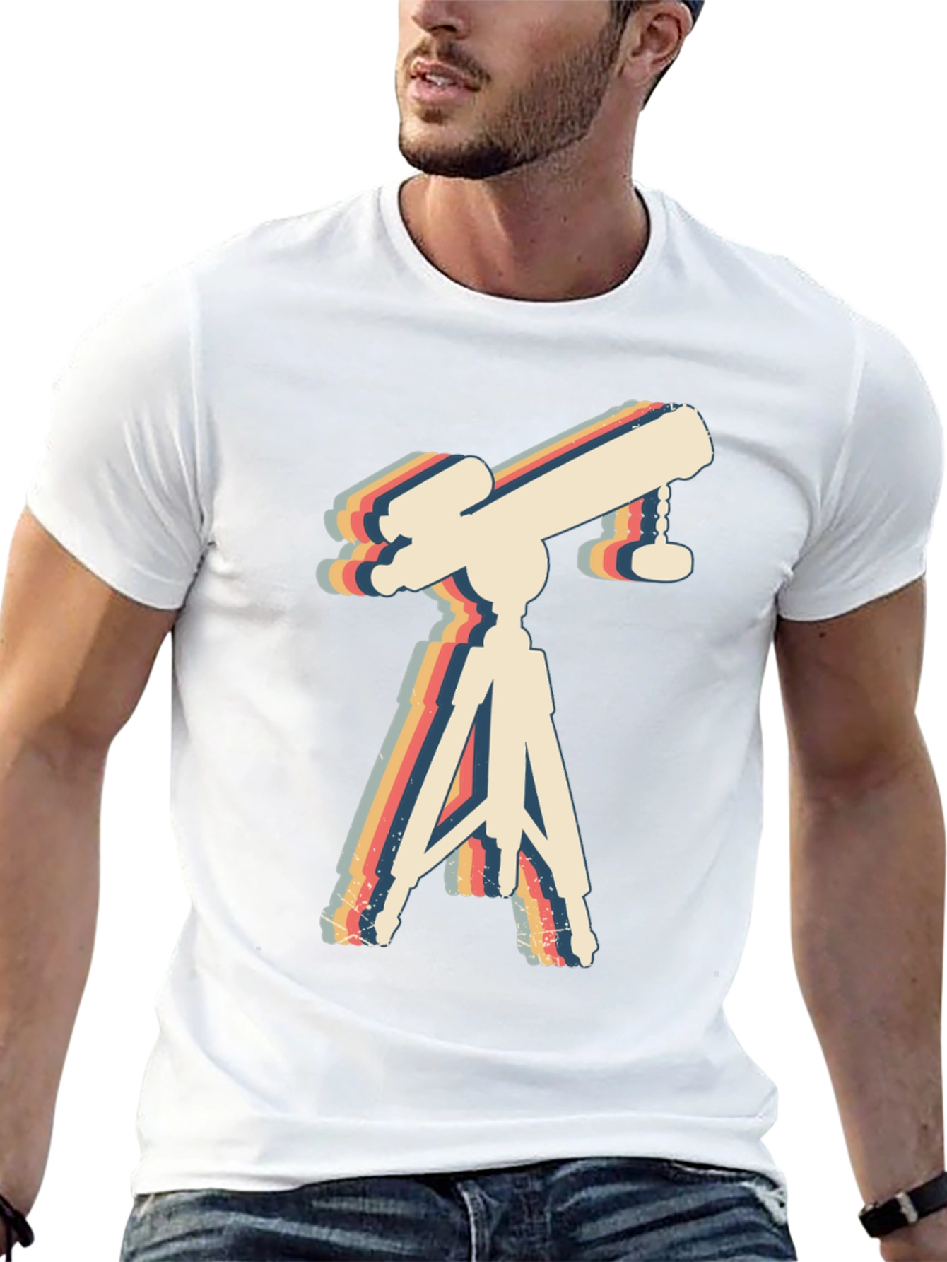 Retro Telescope Graphic Tee