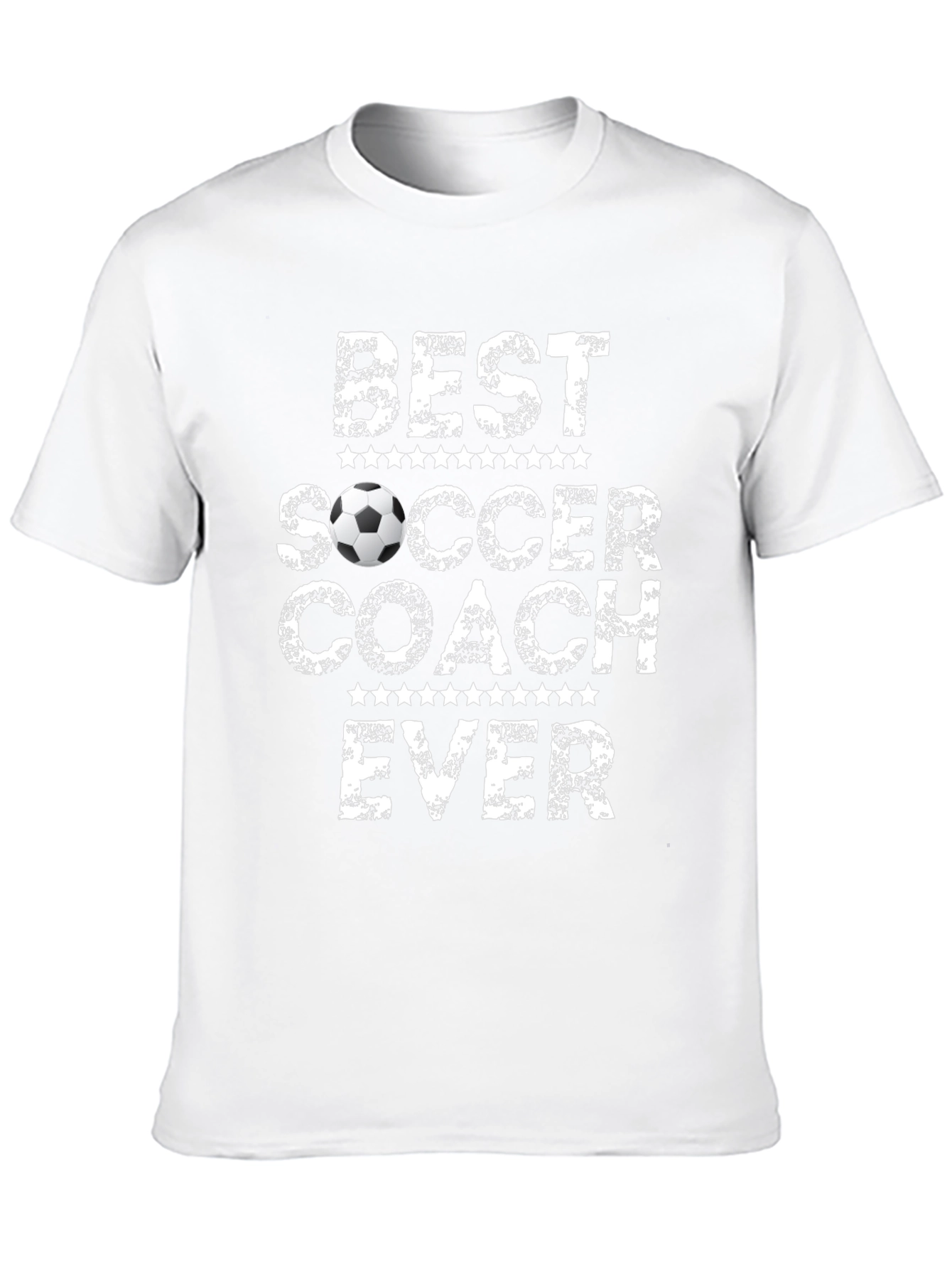 Best Soccer Coach Ever Graphic Tee - Black T-Shirt