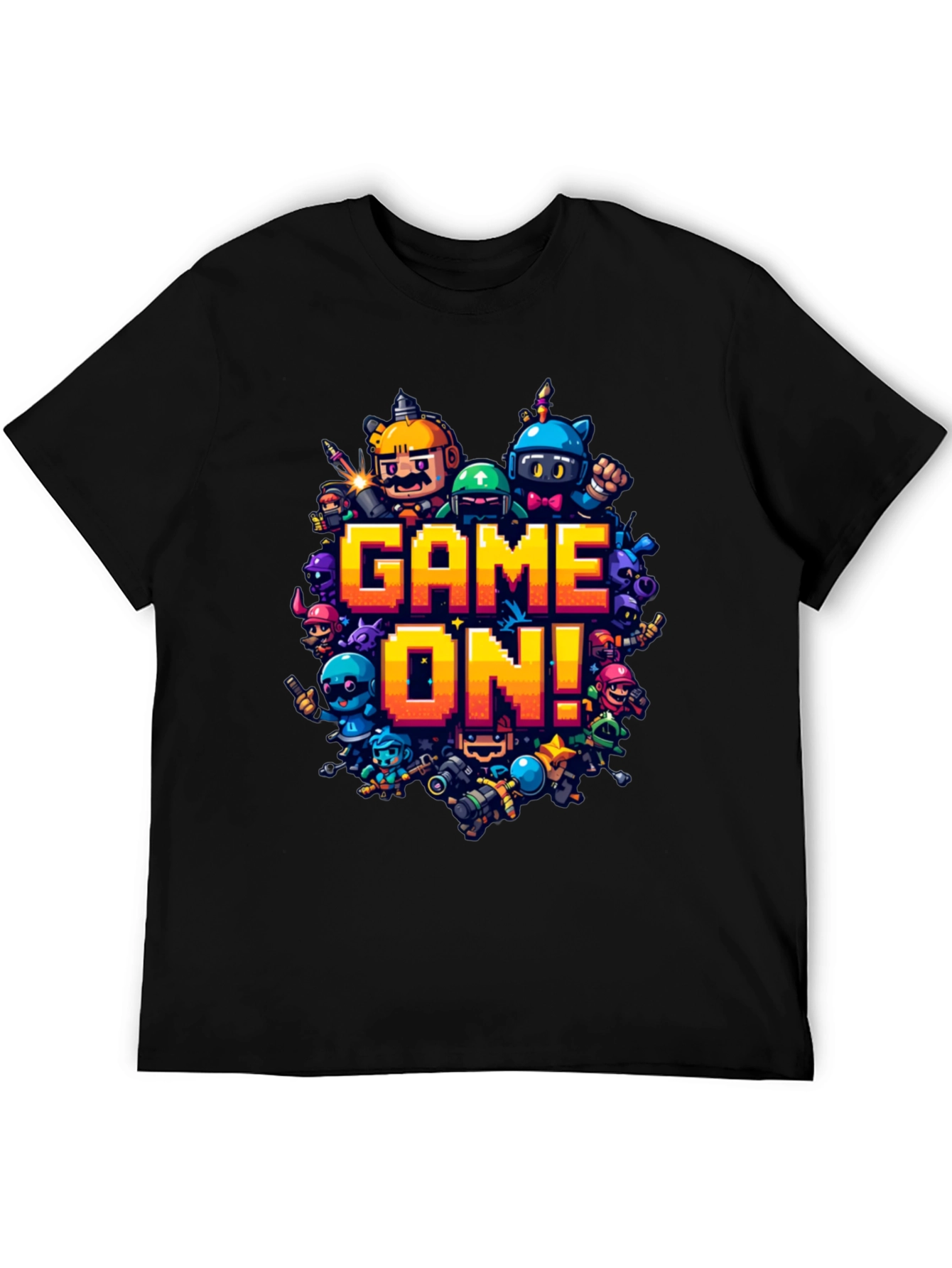 Game On! Black Graphic Tee